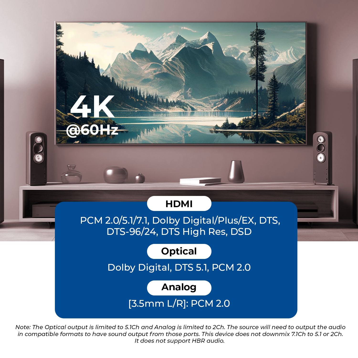 Commutateur KVM 4K 4x1 avec USB 3,0 et fonctionnalité multivue