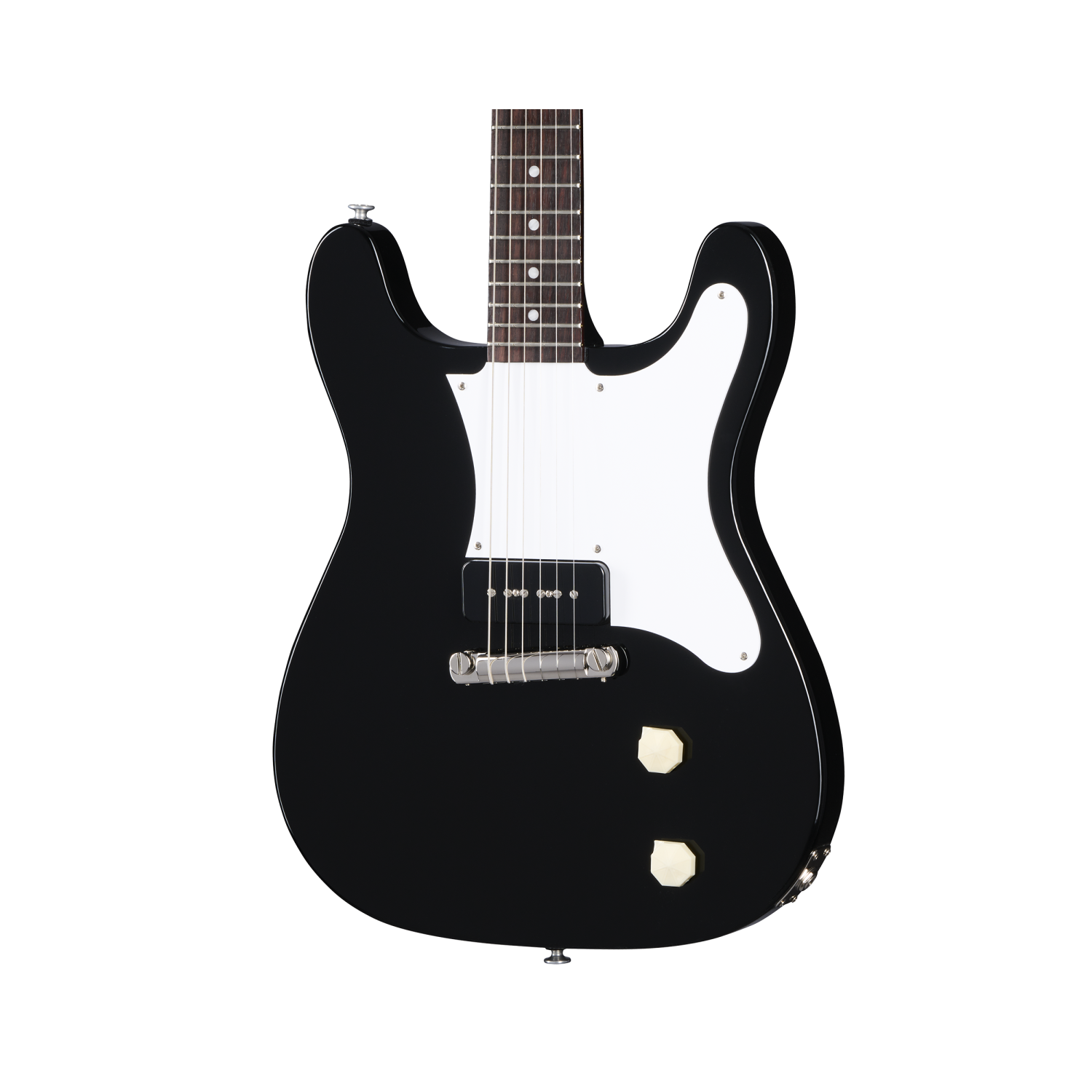 Guitare électrique Coronet d'Epiphone avec étui rigide - Ébène