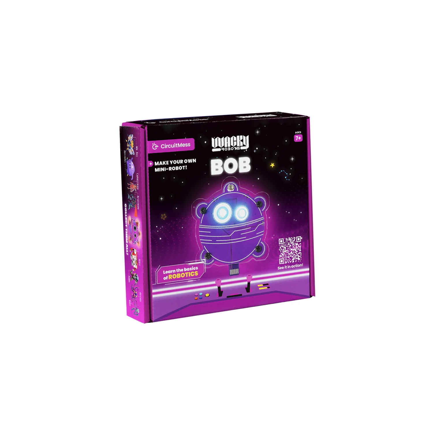 CircuitMess Wacky Robot - Bob - DIY Mini Robots - Learn about Light, Resistance and Ohm's Law