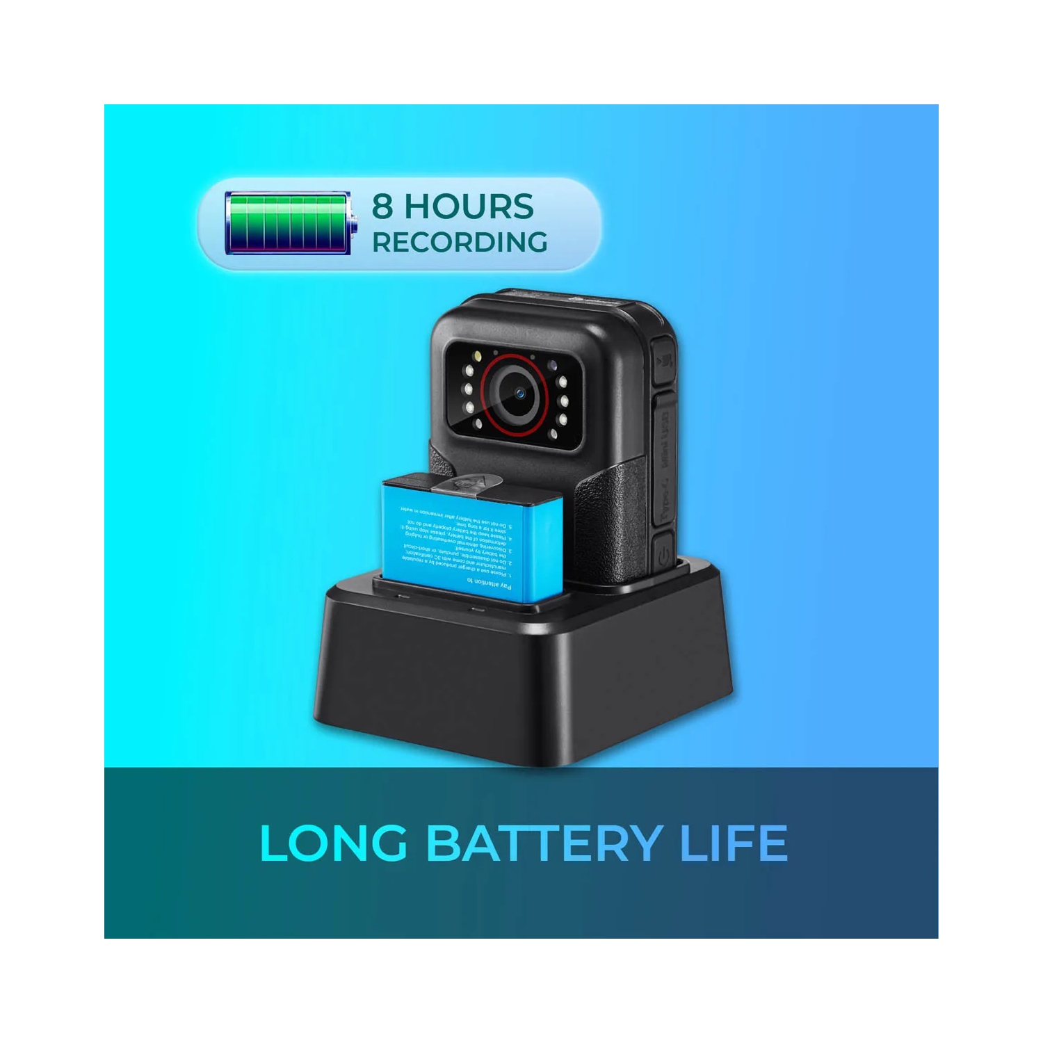 myGEKOgear Aegis 110 HD 1080p Body Cam with Infrared Night Vision and Wide Angle Lens