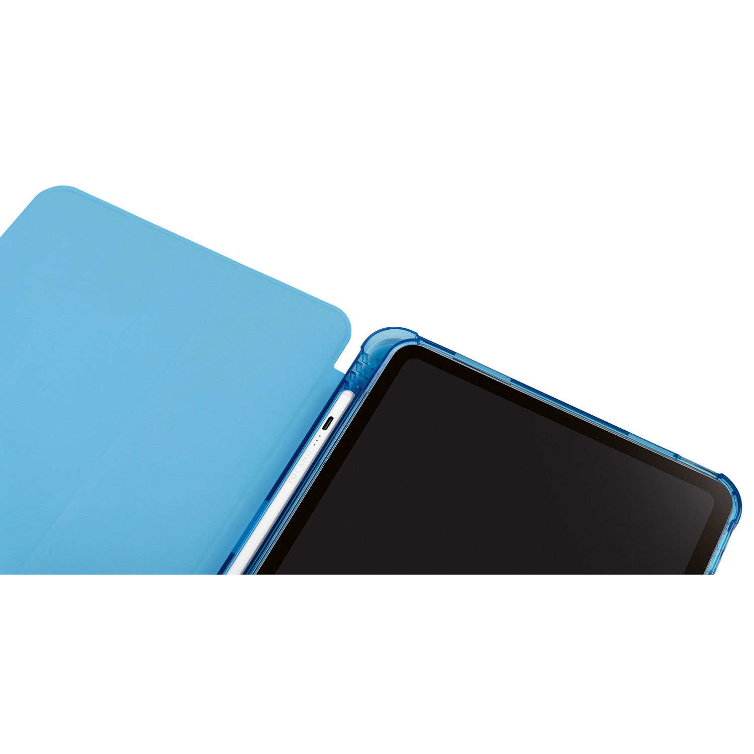 Étui folio ultraprotecteur Satin de Tucano Milano Italy pour iPad de 10,2 po - Bleu ciel