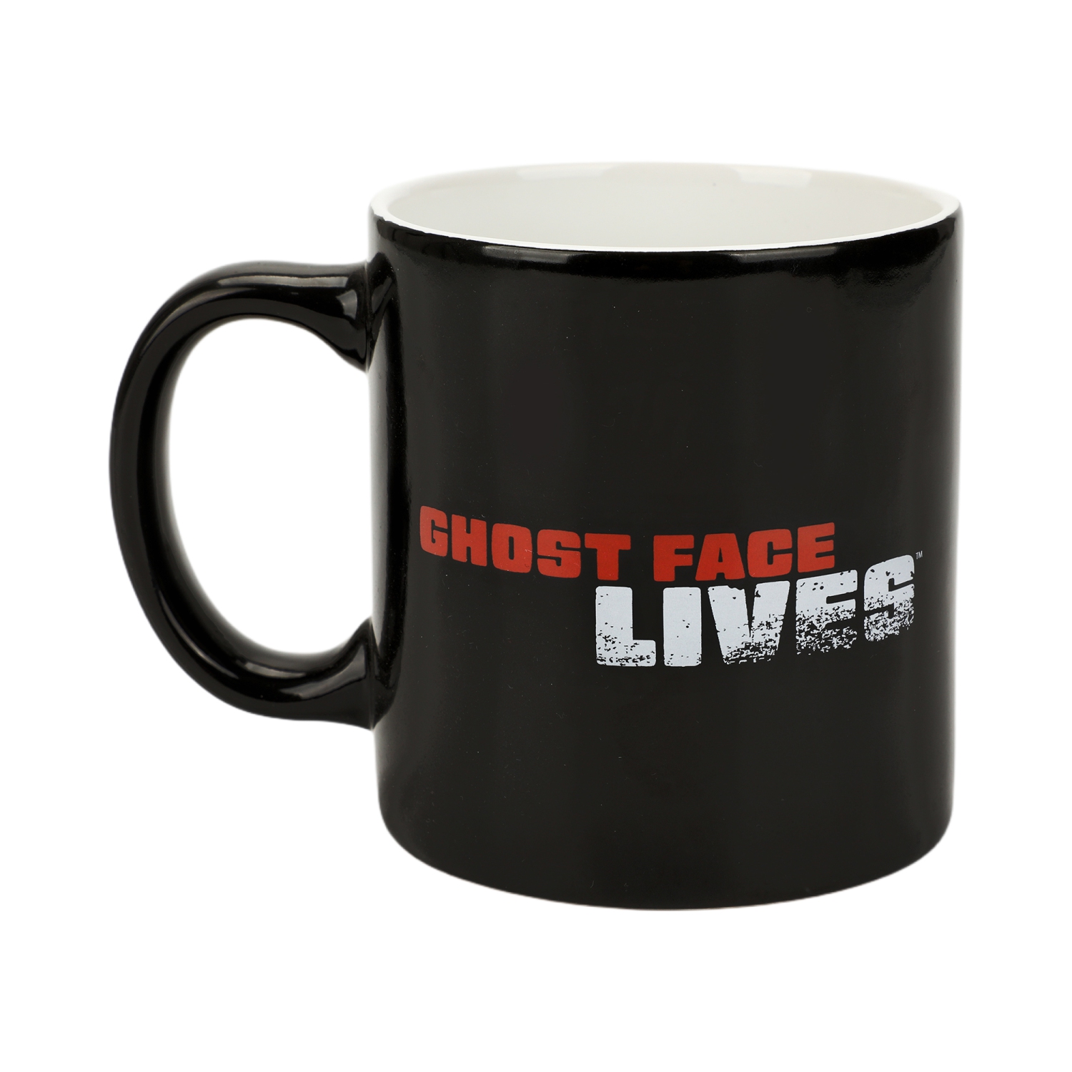 Ghost Face vit 16 oz. Tasse en céramique