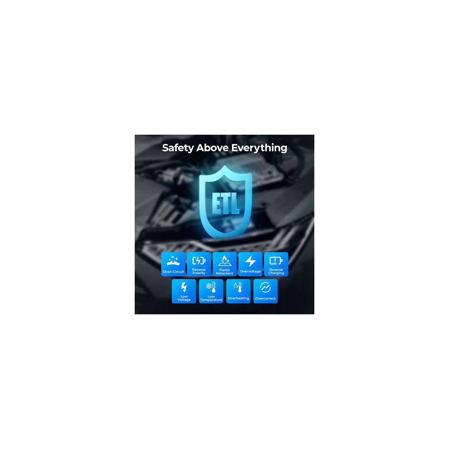 Topdon Tornado 4000C 4A battery charger, battery maintainer, trickle charger, battery desulfator, and DC power supply