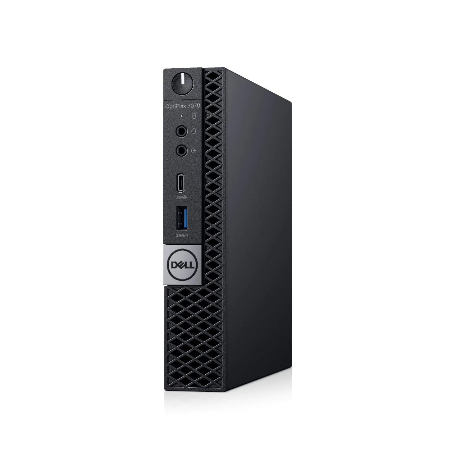 Refurbished Dell Optiplex 7070 Micro Tower Desktop | Core i7 - 9700T - 256GB SSD Hard Drive - 16GB RAM | 8 cores @ 4.3 GHz Win 11 Pro Black