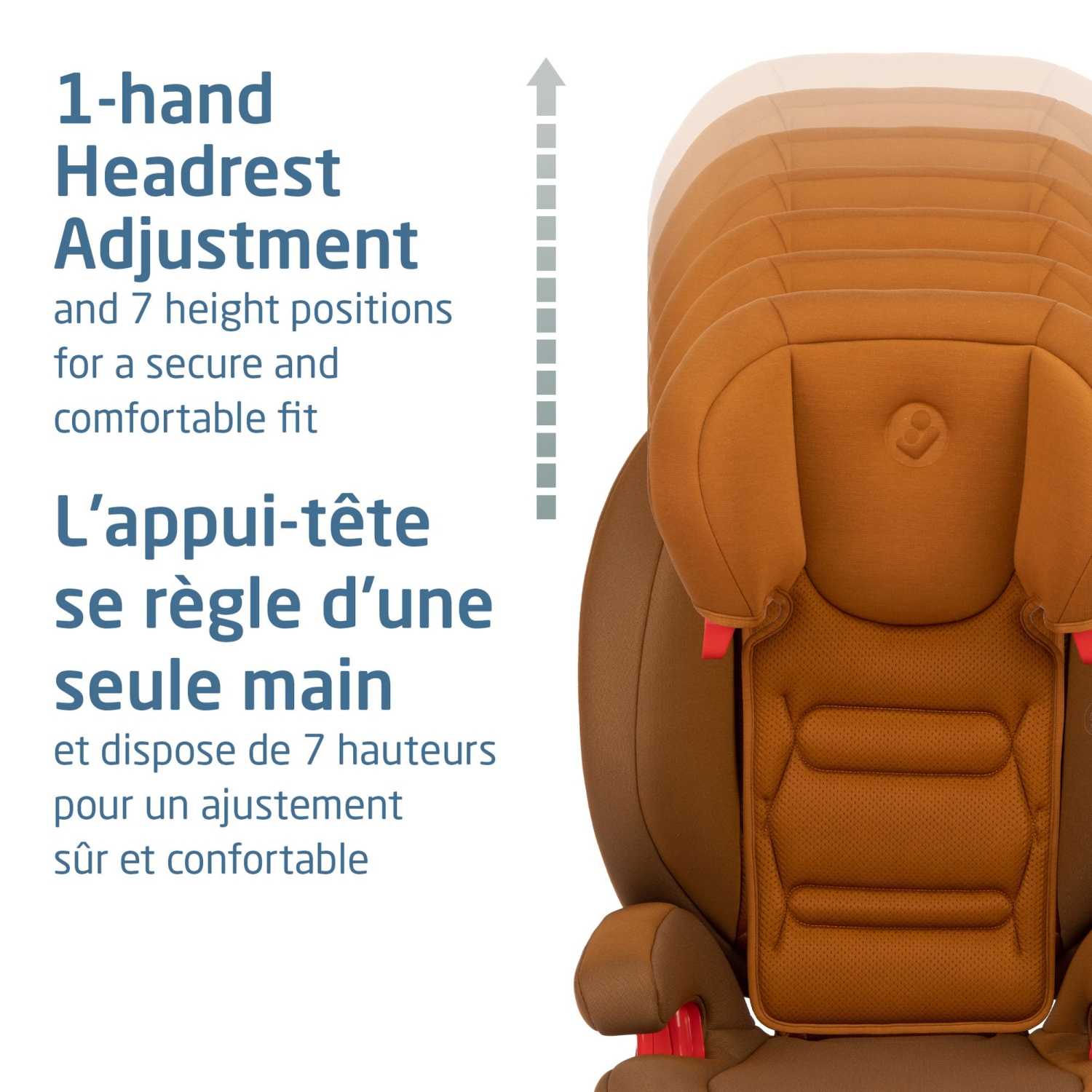 Maxi Cosi RodiSport 2-in-1 Booster Car Seat - Authentic Cognac