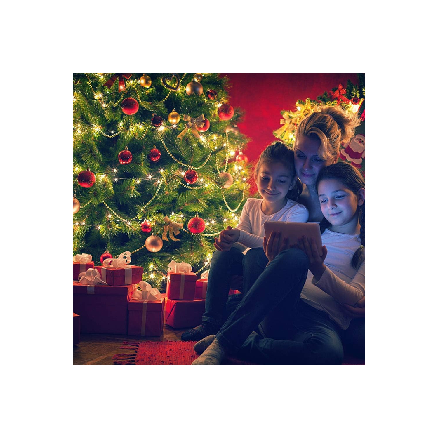 66FT 200 LEDs Christmas String Lights, Halloween String Lights 8 Modes Fairy Lights with End-to-End Plug Decoration for Christmas Indoor