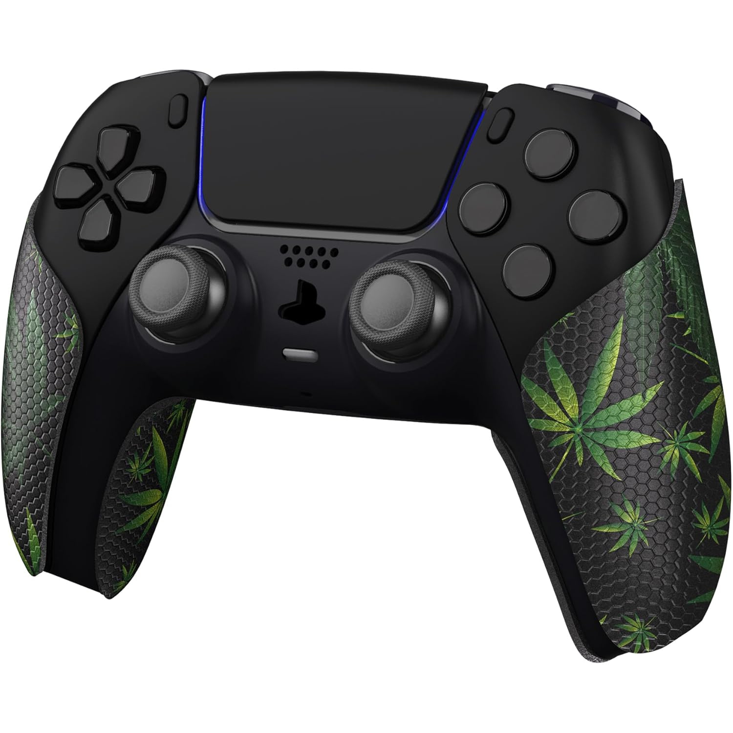 Prise de manette absorbant la sueur de PlayVital pour manette de PS5, prises de poignée antidérapantes en caoutchouc souple pour manette de PS5,