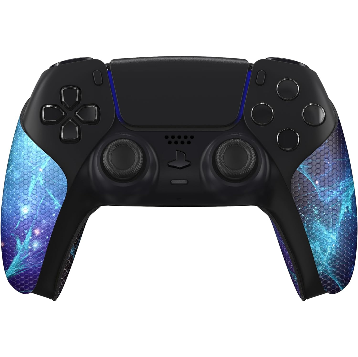 Prise de manette absorbant la sueur de PlayVital pour manette de PS5, prises de poignée antidérapantes en caoutchouc souple pour manette de PS5,