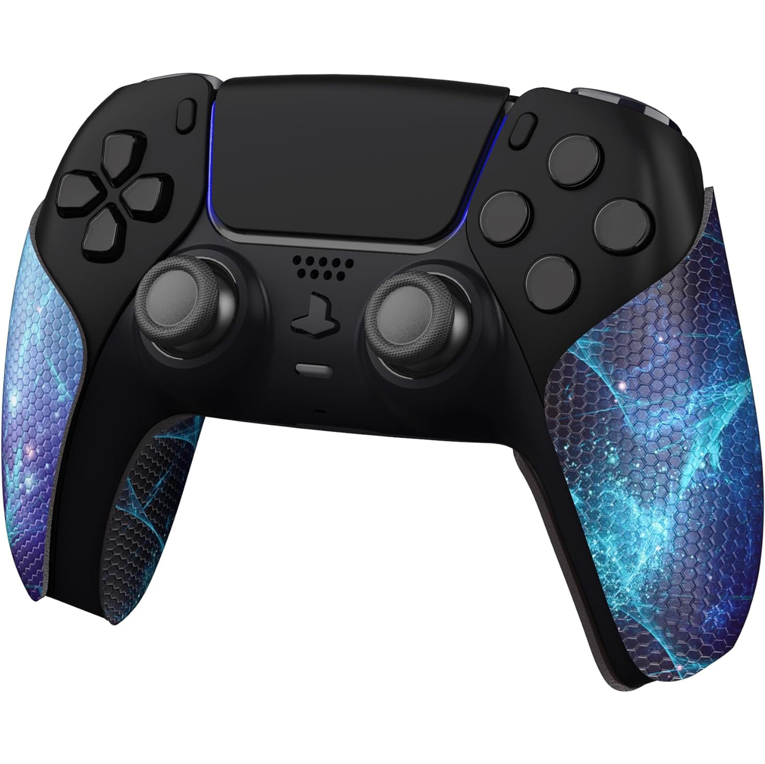 Prise de manette absorbant la sueur de PlayVital pour manette de PS5, prises de poignée antidérapantes en caoutchouc souple pour manette de PS5,