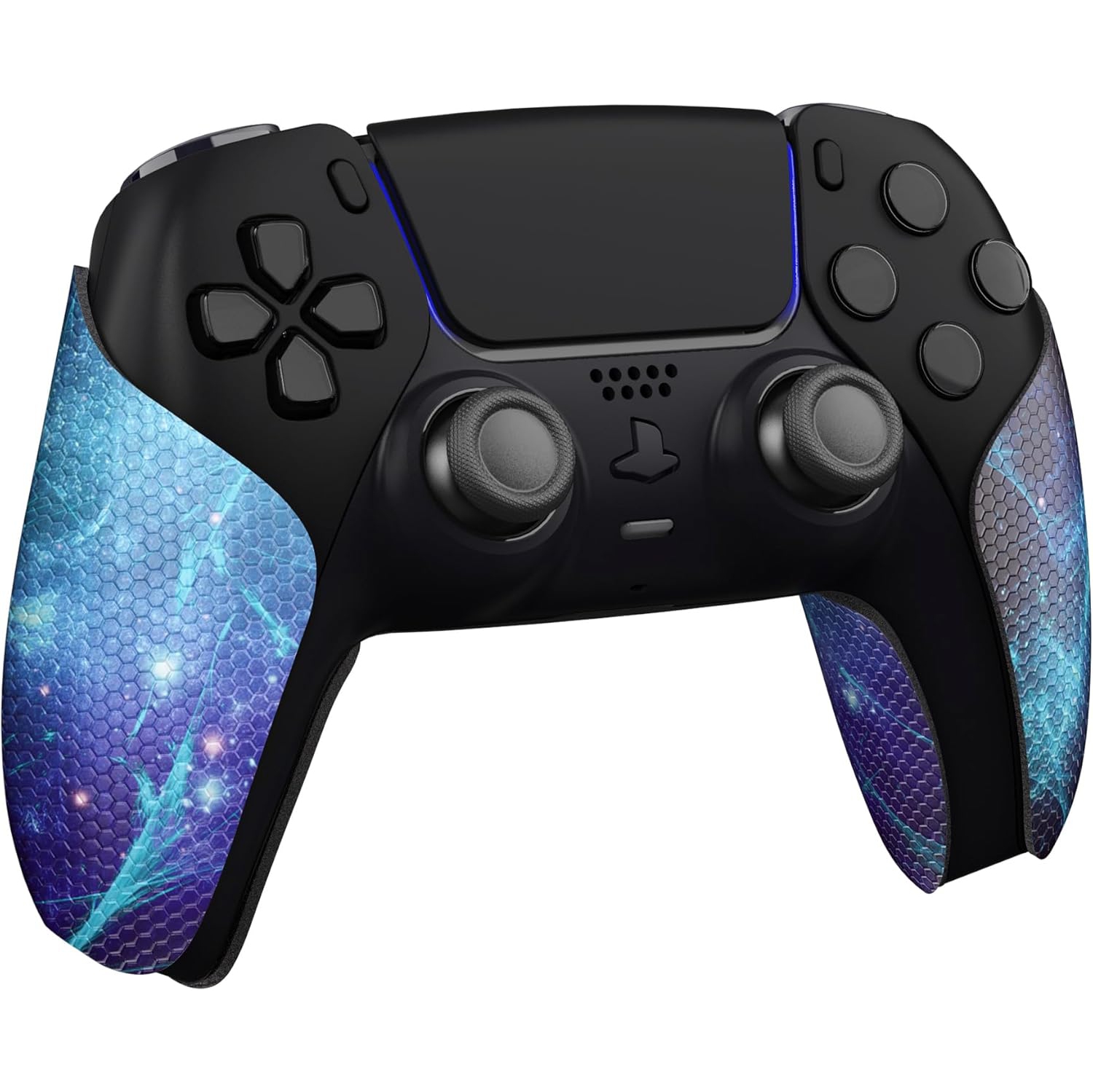 Prise de manette absorbant la sueur de PlayVital pour manette de PS5, prises de poignée antidérapantes en caoutchouc souple pour manette de PS5,