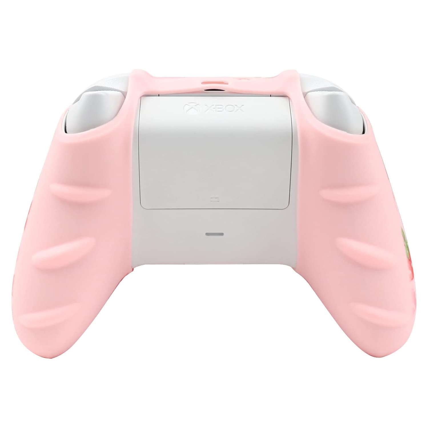 Controller Skins for PS4, Silicone Controller Cover Skin Protector Compatible /PS4 Slim/PS4 Pro Controller with 2 Cute Thumb Grips Caps,Apink