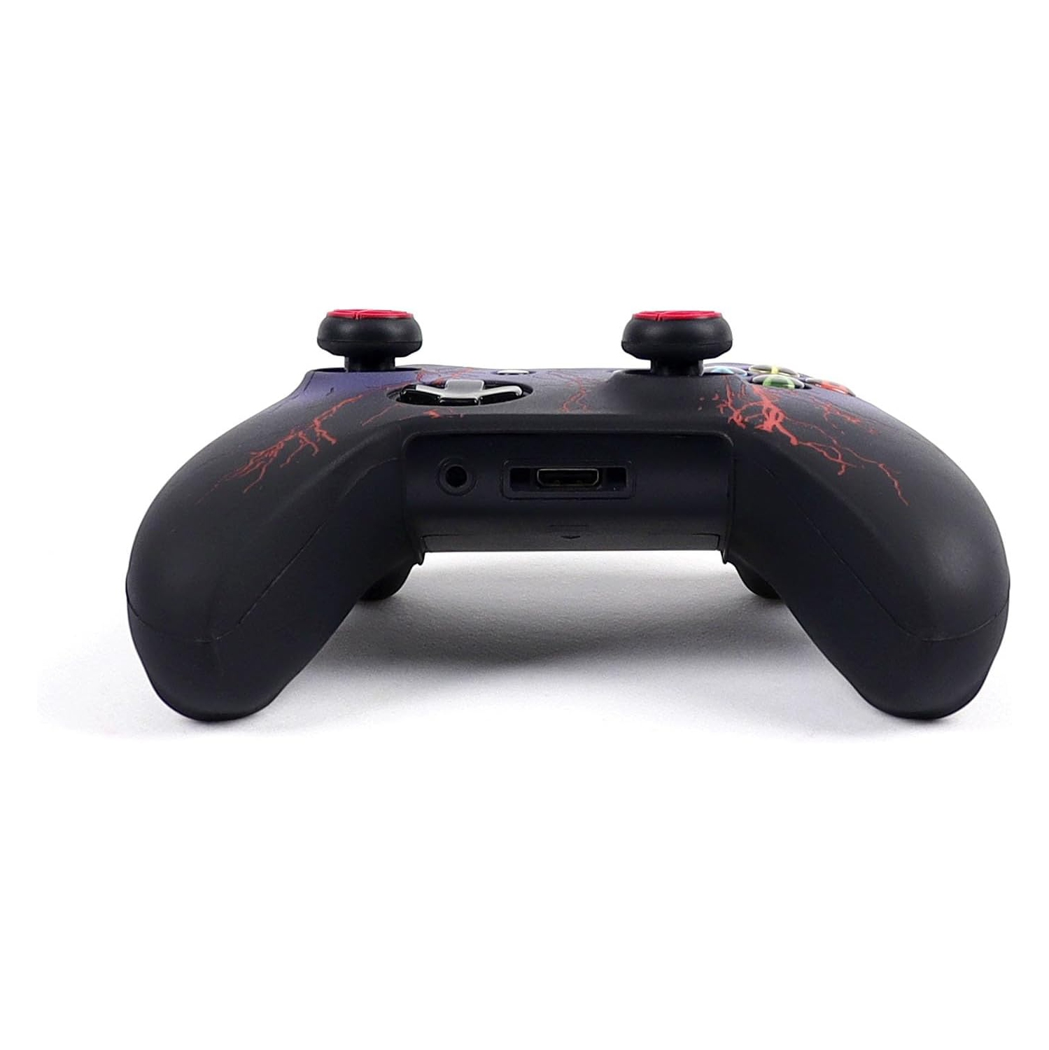 Habillages de manette pour PS4, habillage de manette en silicone compatible/manette PS4 Slim/PS4 Pro avec 2 capuchons antidérapants plus mignons,
