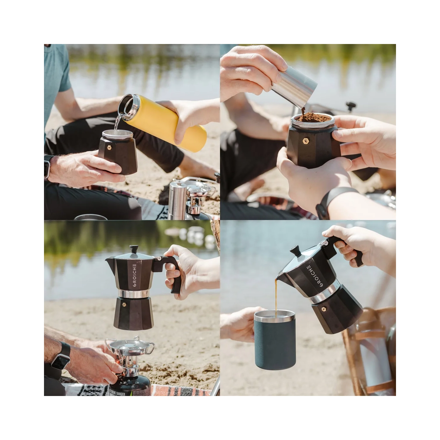 Grosche Milano 6-cup Espresso Maker with Frother