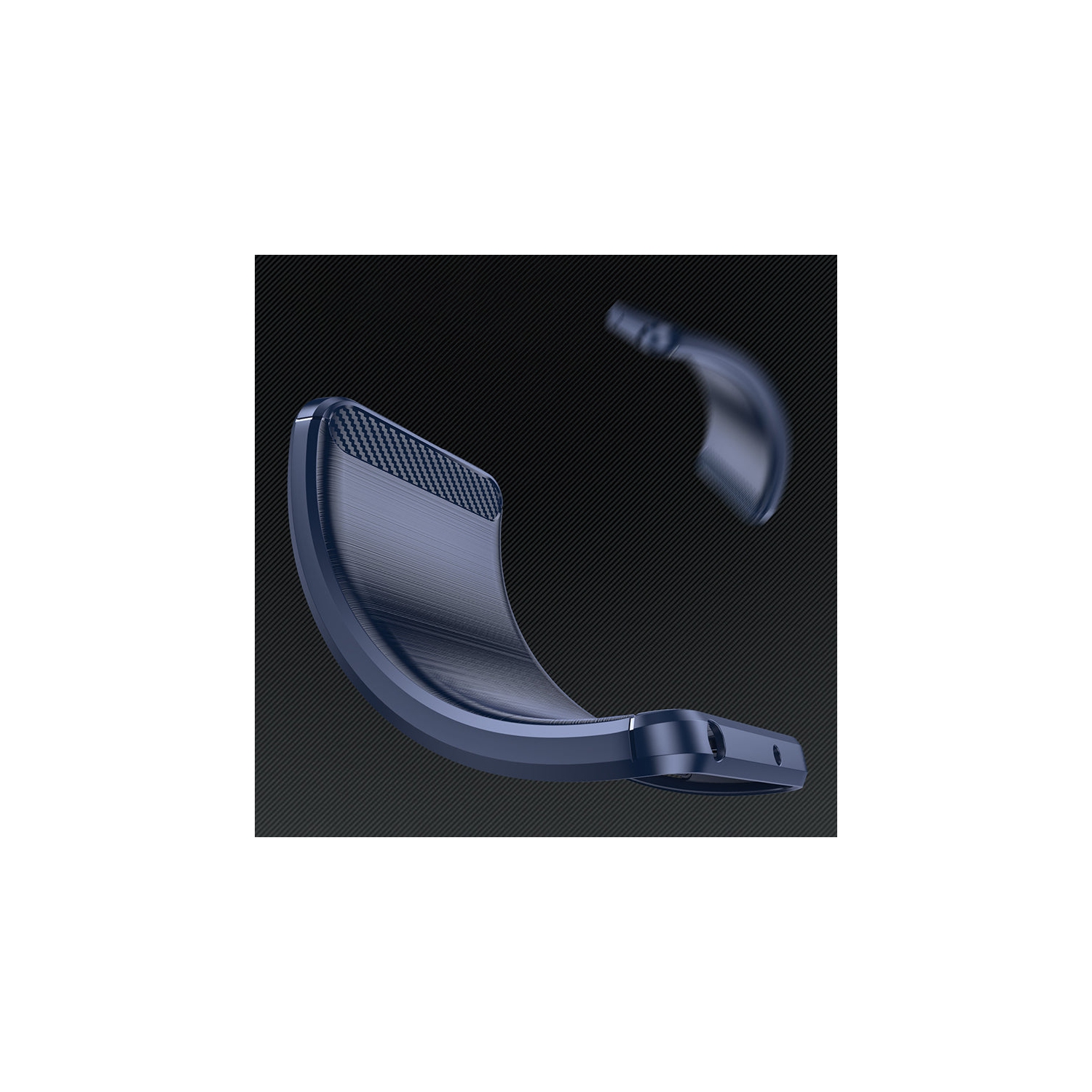 Étui en métal brossé noir de PANDACO pour iPhone 16e