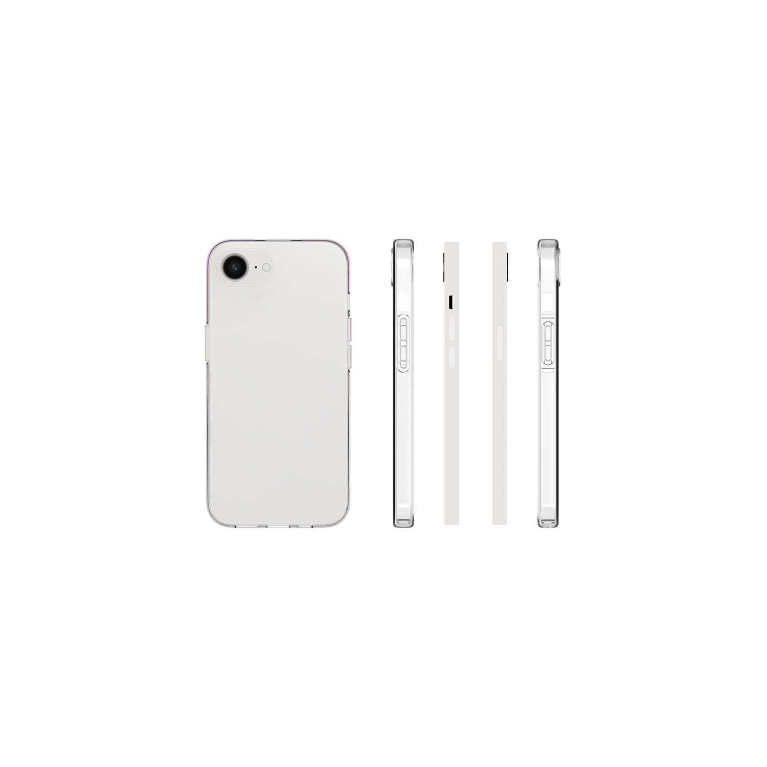 Étui transparent de PANDACO pour iPhone 16e
