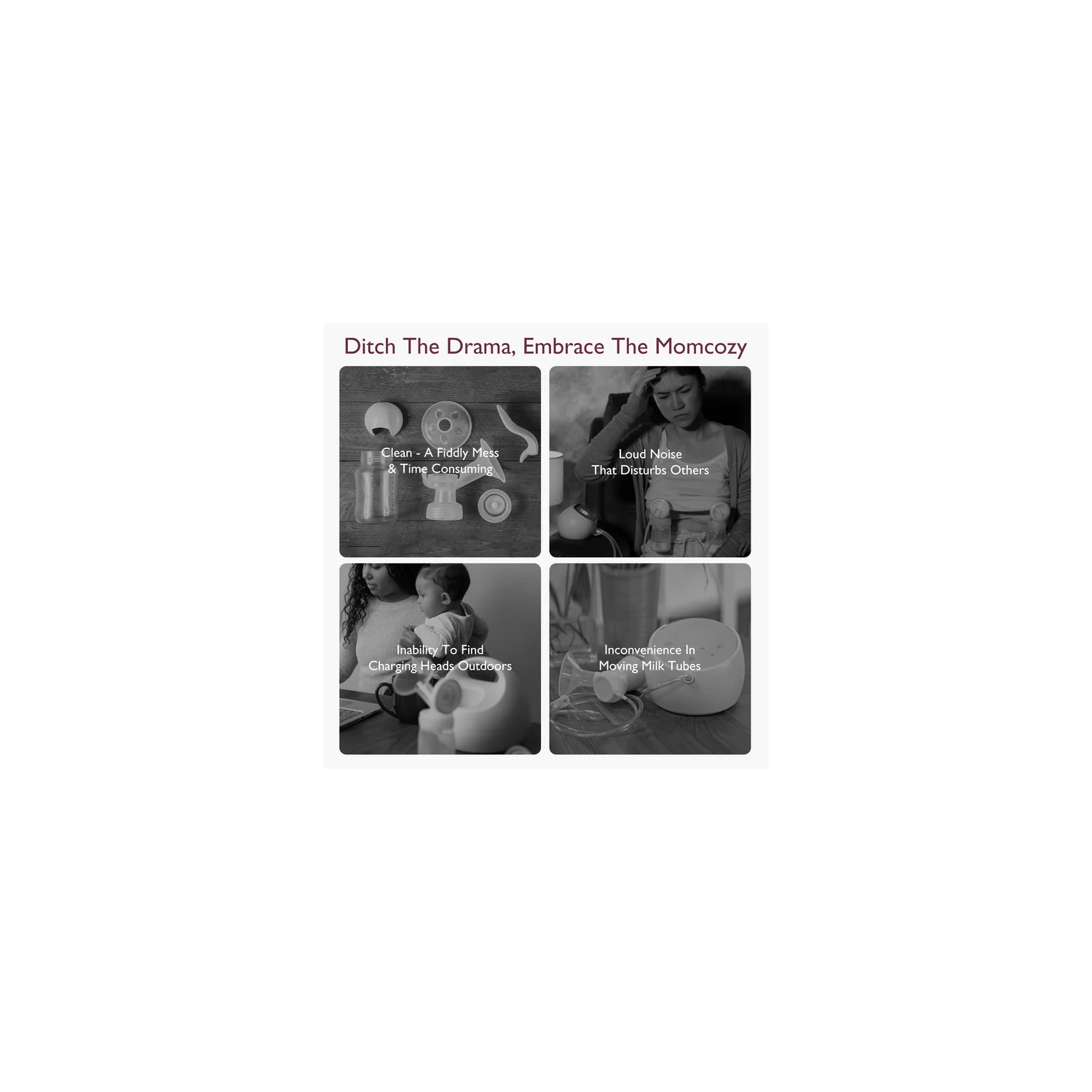 Momcozy S12 Pinky Pro Electric Hands Free Breast Pump Wearable, 24mm, 3 Modes & 9 Levels Electric Pump Portable, Smart Display, 2 Pack