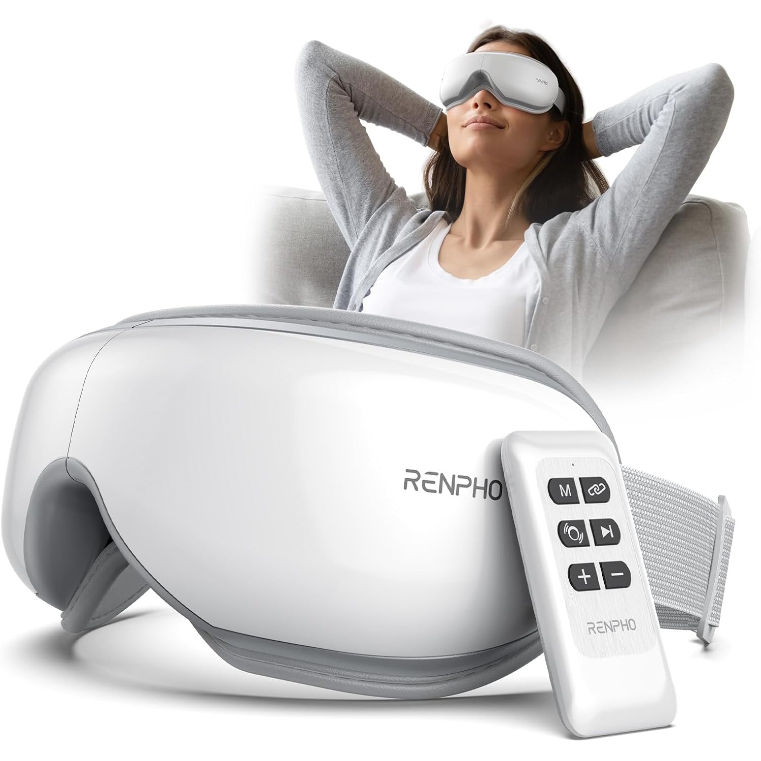 RENPHO Eyeris 1 - Eye Mask with Heat -White