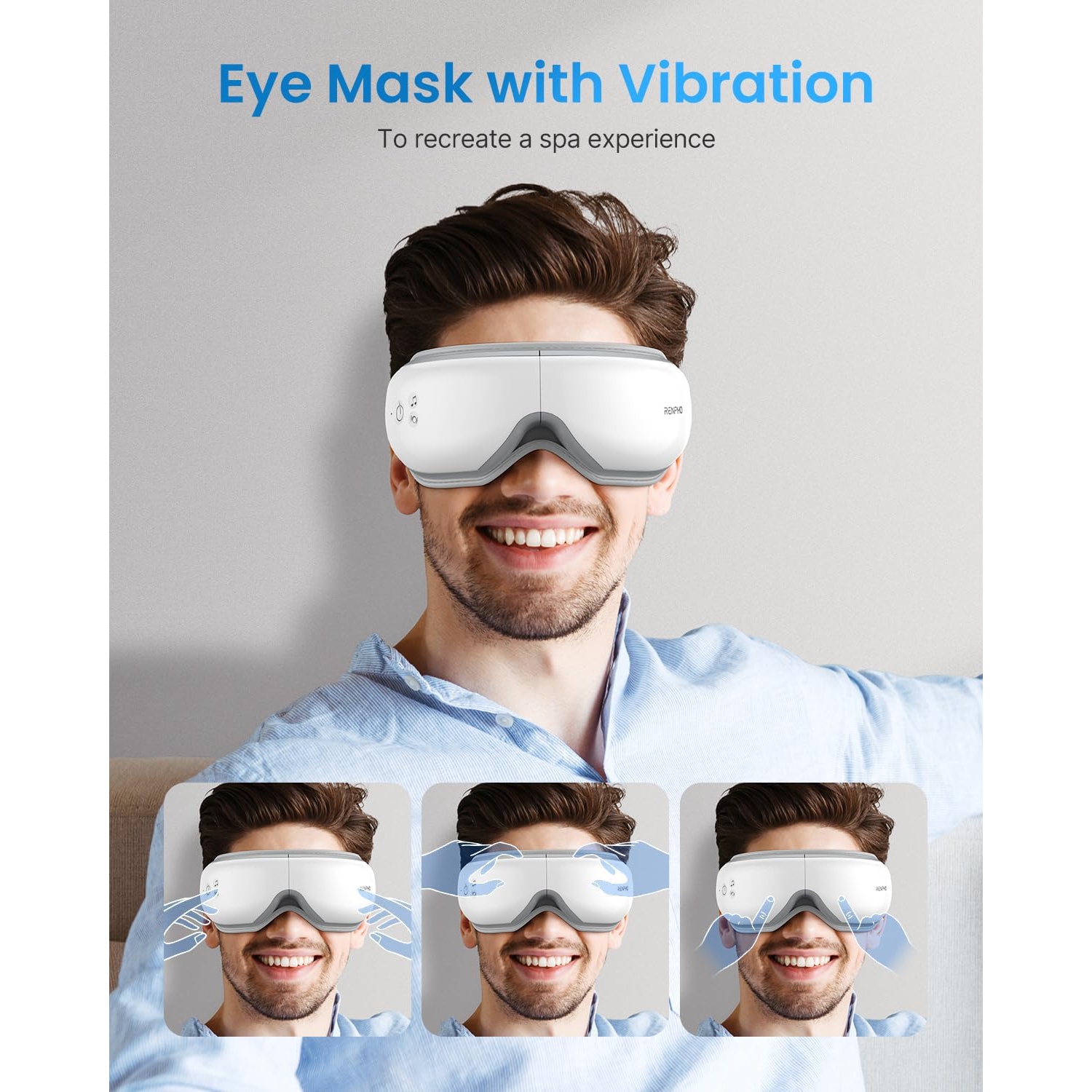 RENPHO Eyeris 1 - Eye Mask with Heat -White