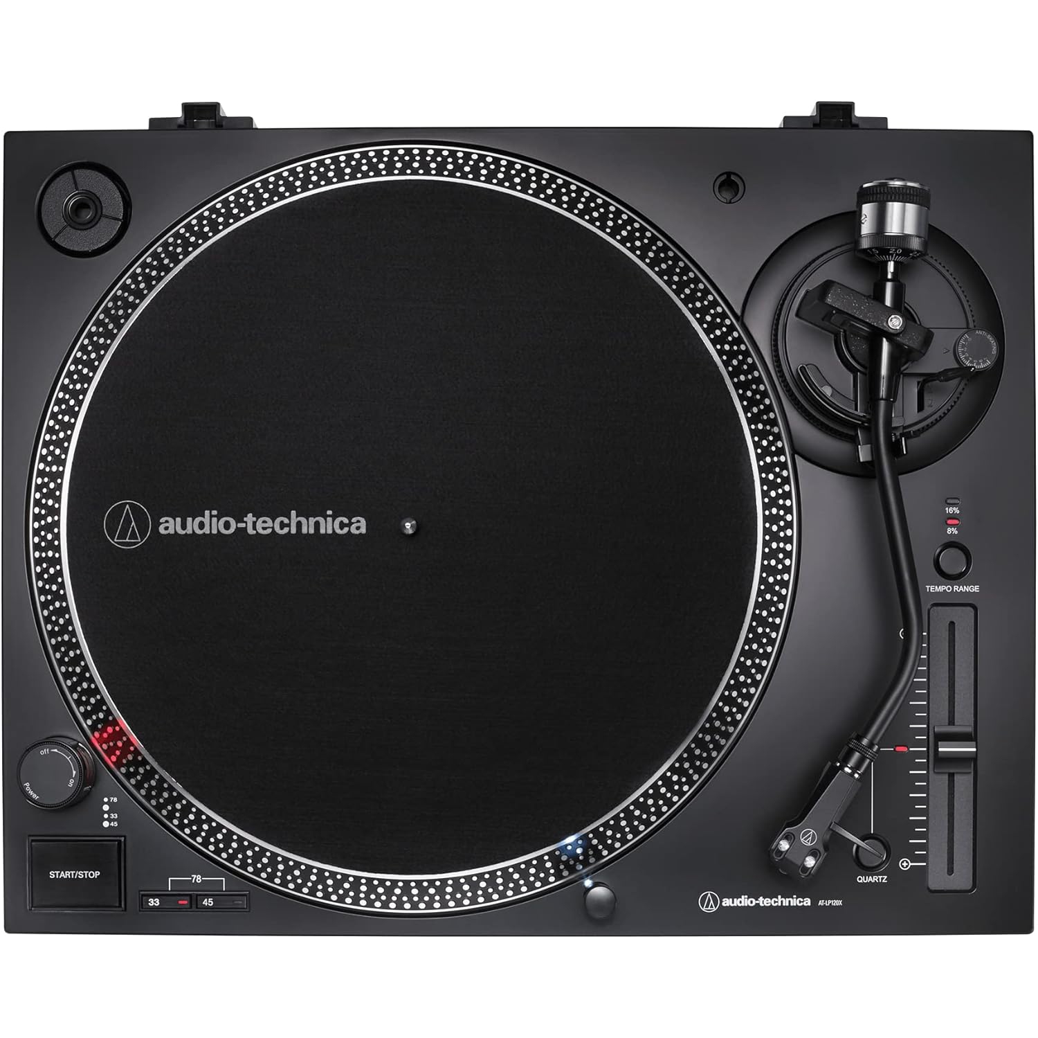 Audio-Technica AT-LP120XUSB-BK Direct-Drive Turntable - Bonus Gadget Cleaner Included!