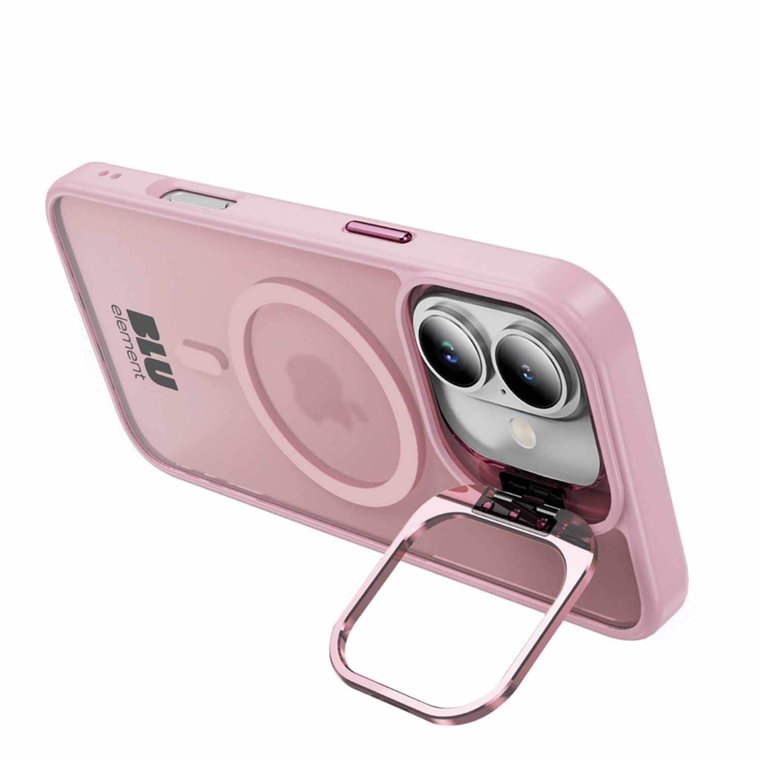 Blu Element – Étui Chromatic Kick avec MagSafe pour iPhone 16, rose