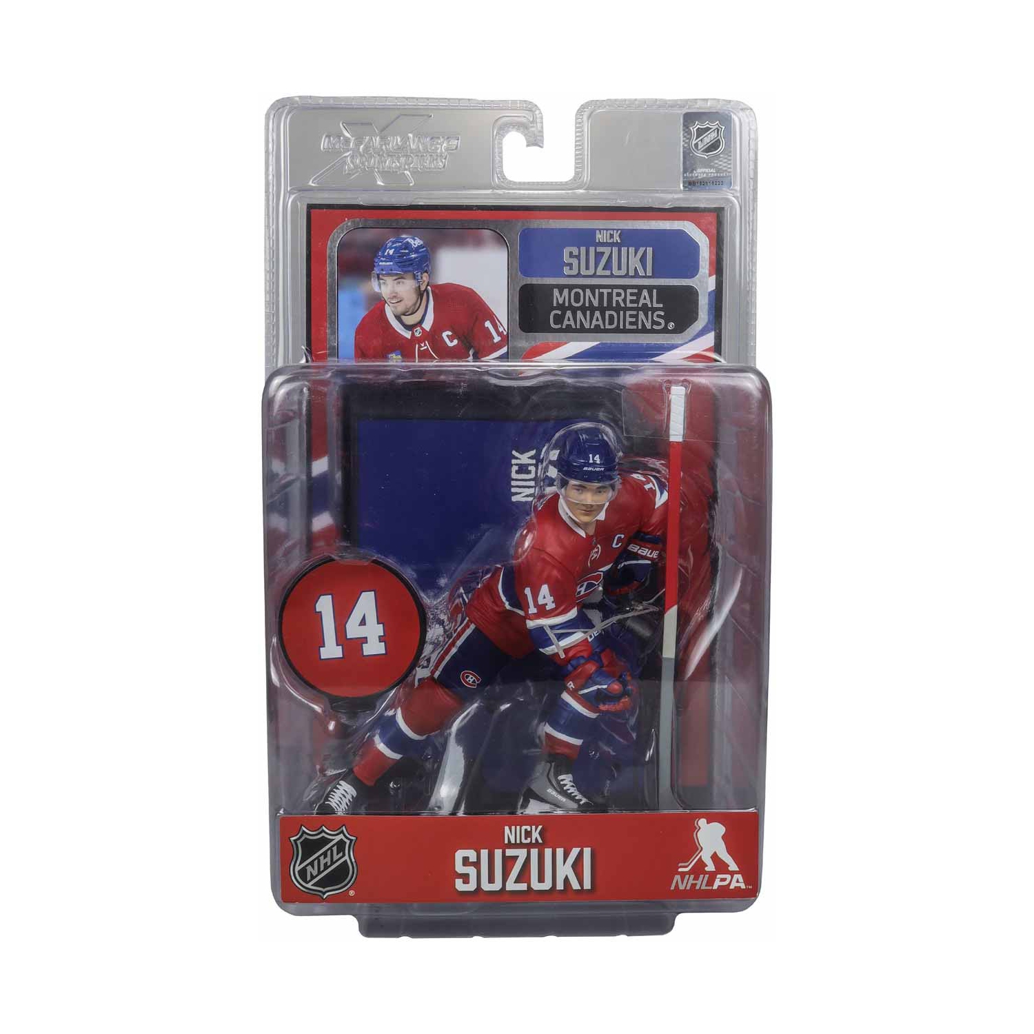 NHL Hockey SportsPicks 7 Inch Static Figure Montreal Canadiens - Nick Suzuki