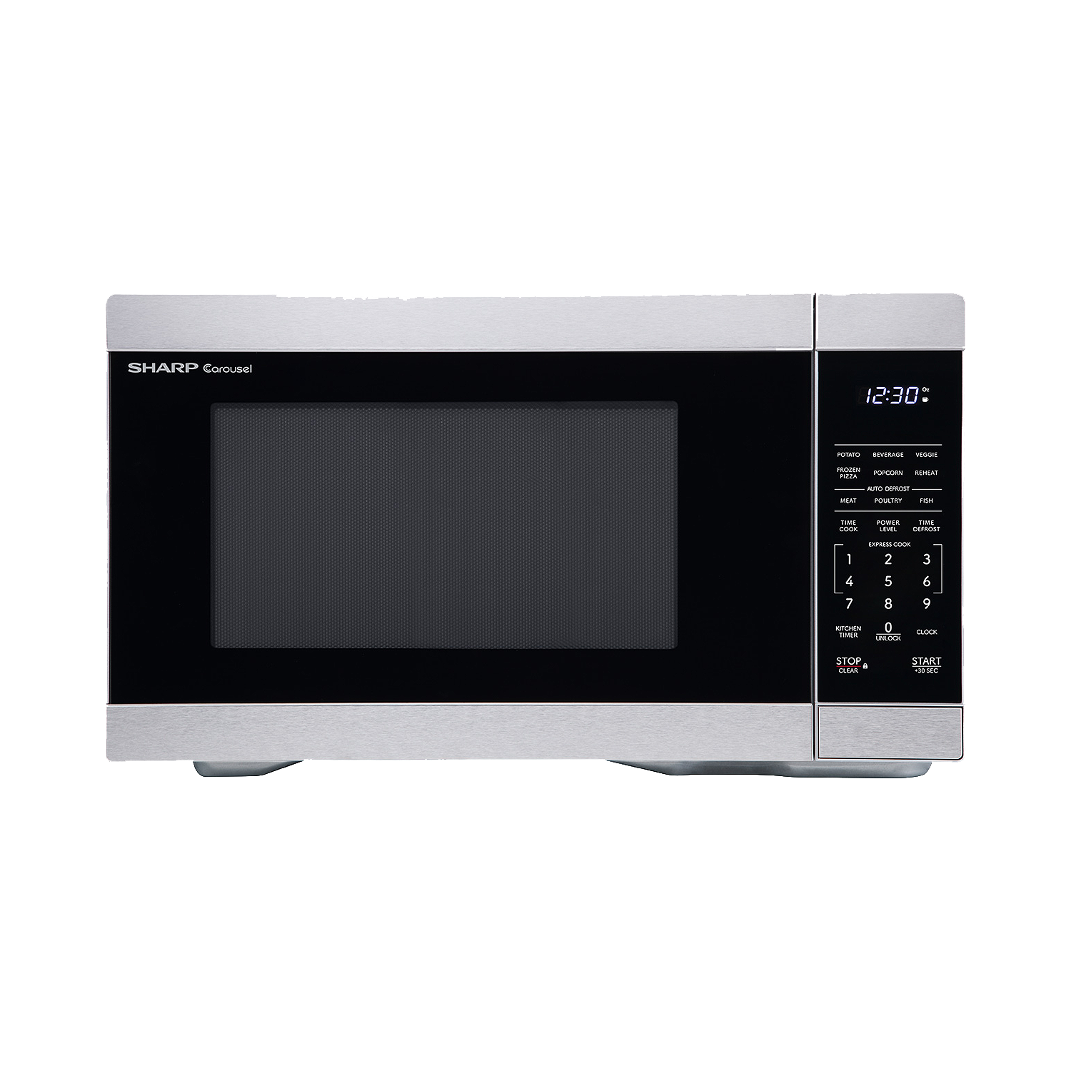 SHARP 1.1 c.u. ft. 900W Carousel® Countertop Microwave Oven