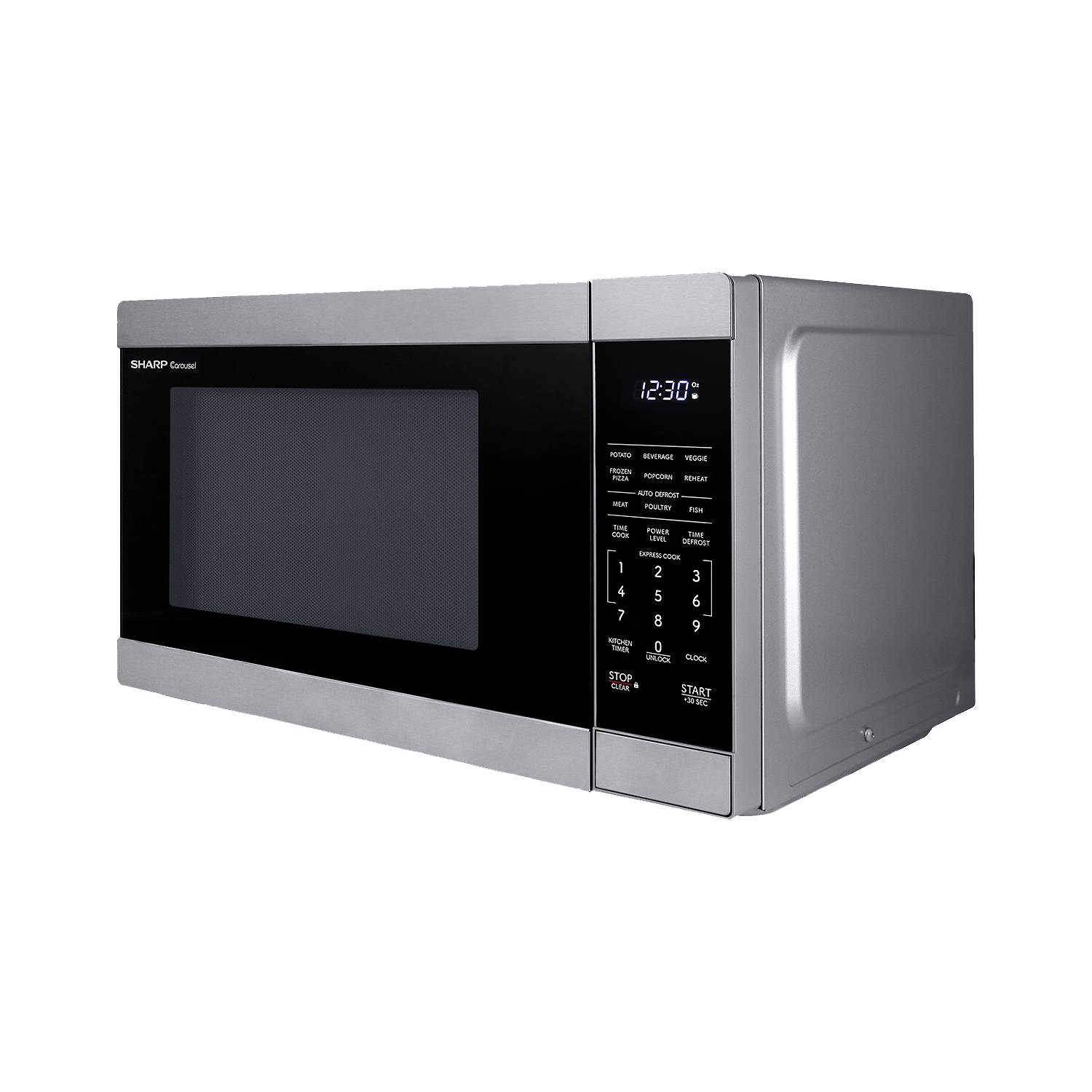 SHARP 1.1 c.u. ft. 900W Carousel® Countertop Microwave Oven