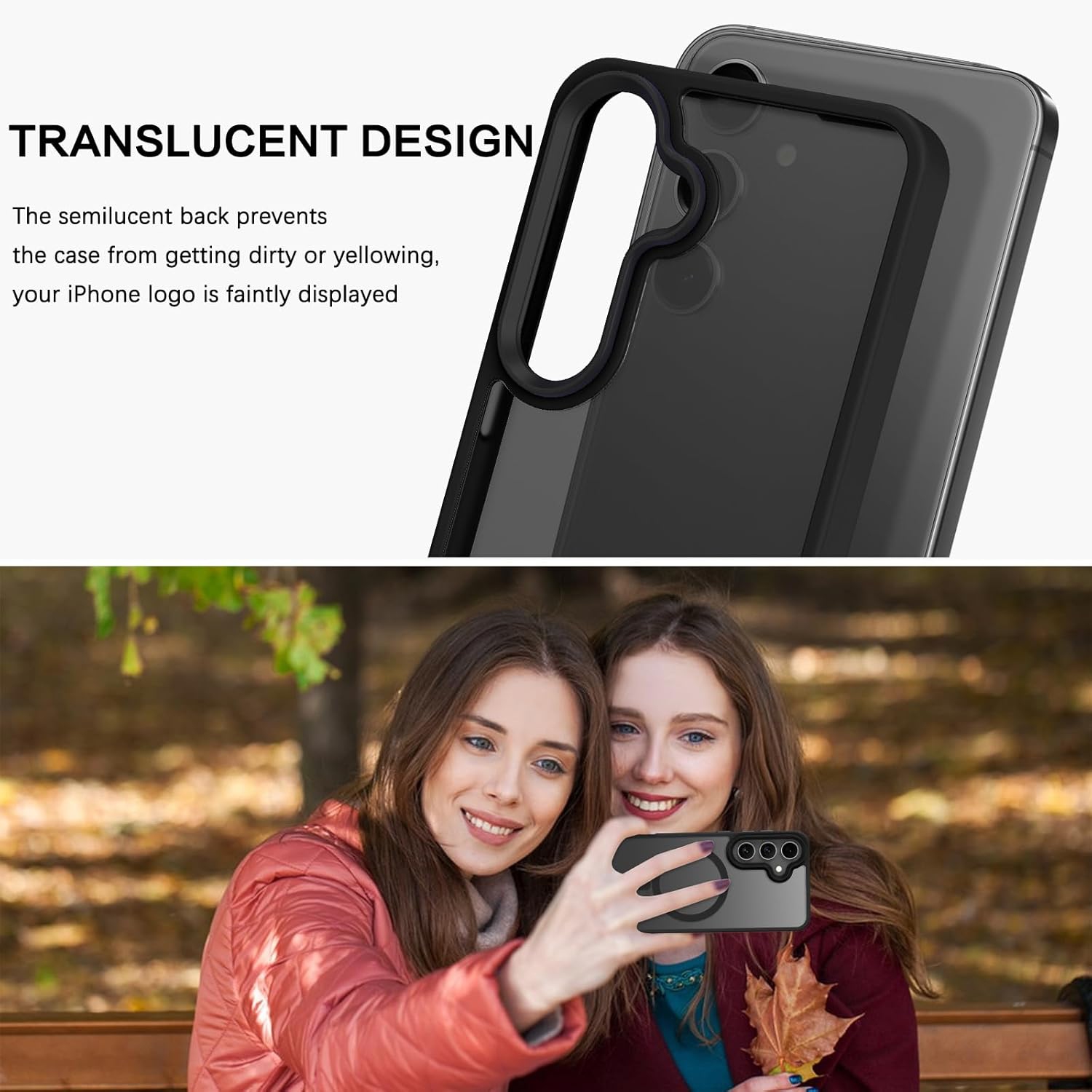 [CS] Matte Silicone Hybrid Magnetic MagSafe Case Cover for Samsung Galaxy S25 Plus / S24 Plus, Wine