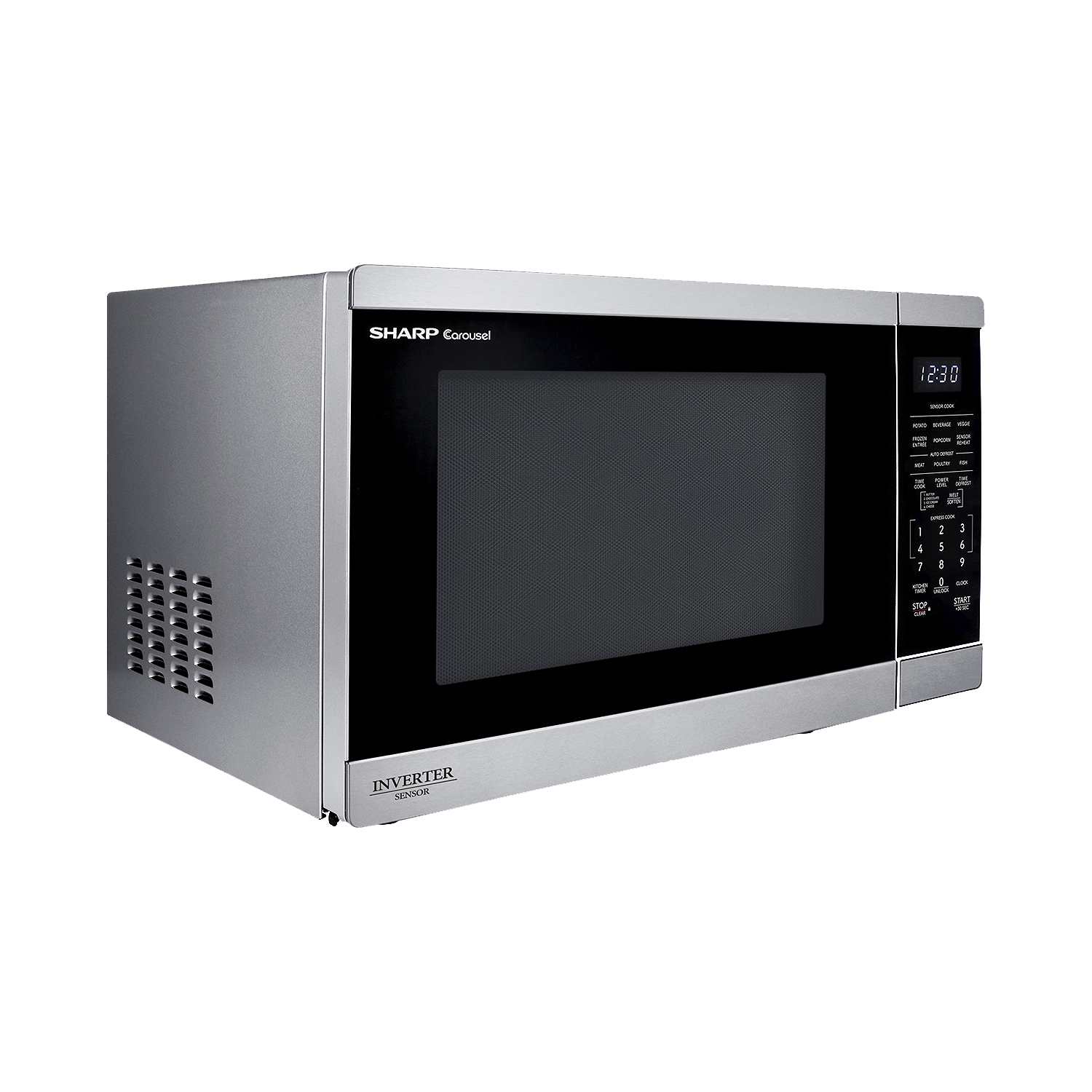 Four à micro-ondes 1,4 pi³ DE Sharp Four à micro-ondes de comptoir Carousel MD de 1100&nbsp;W avec technologie Inverter