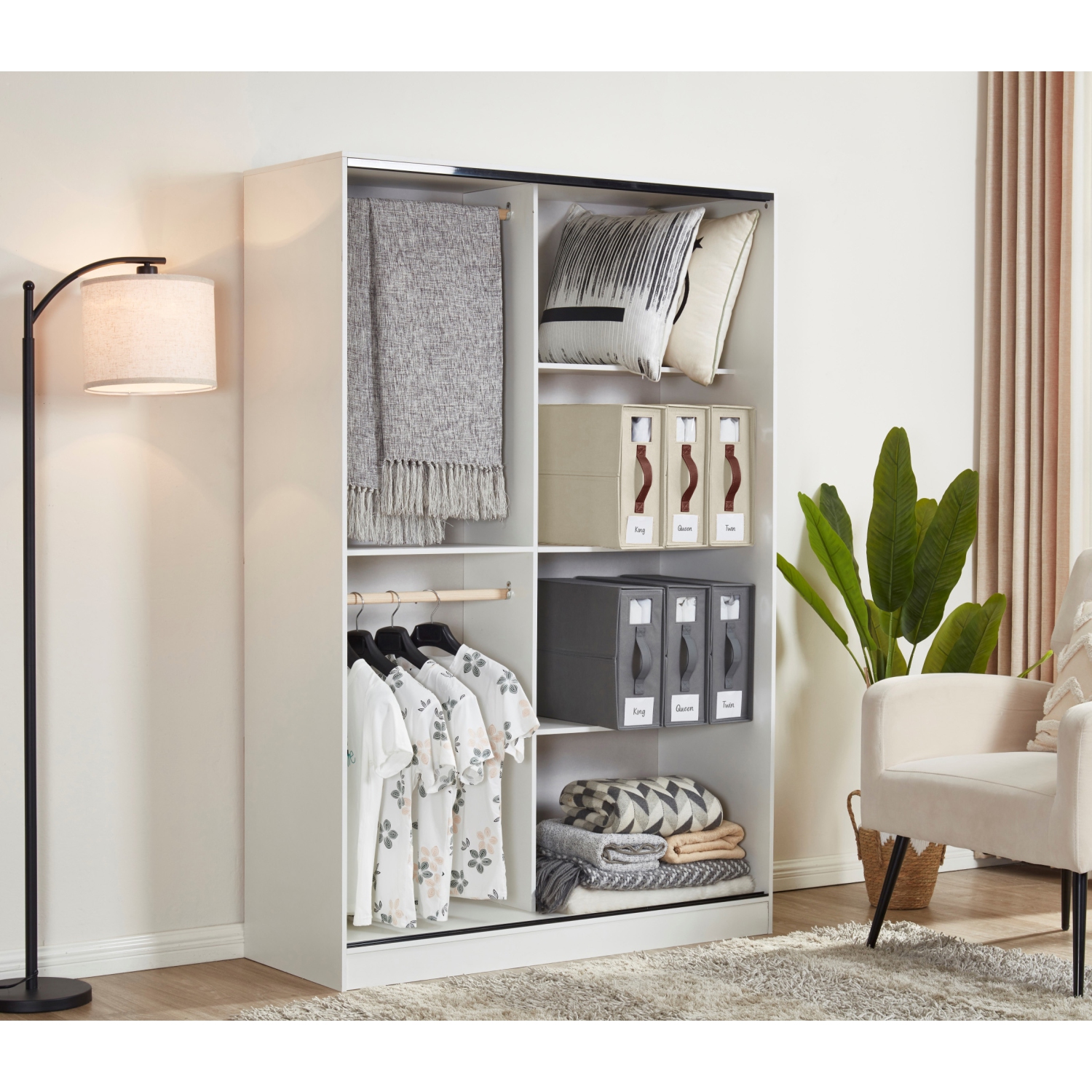 DECOMOMO Foldable Bed Sheet Organizers and Storage