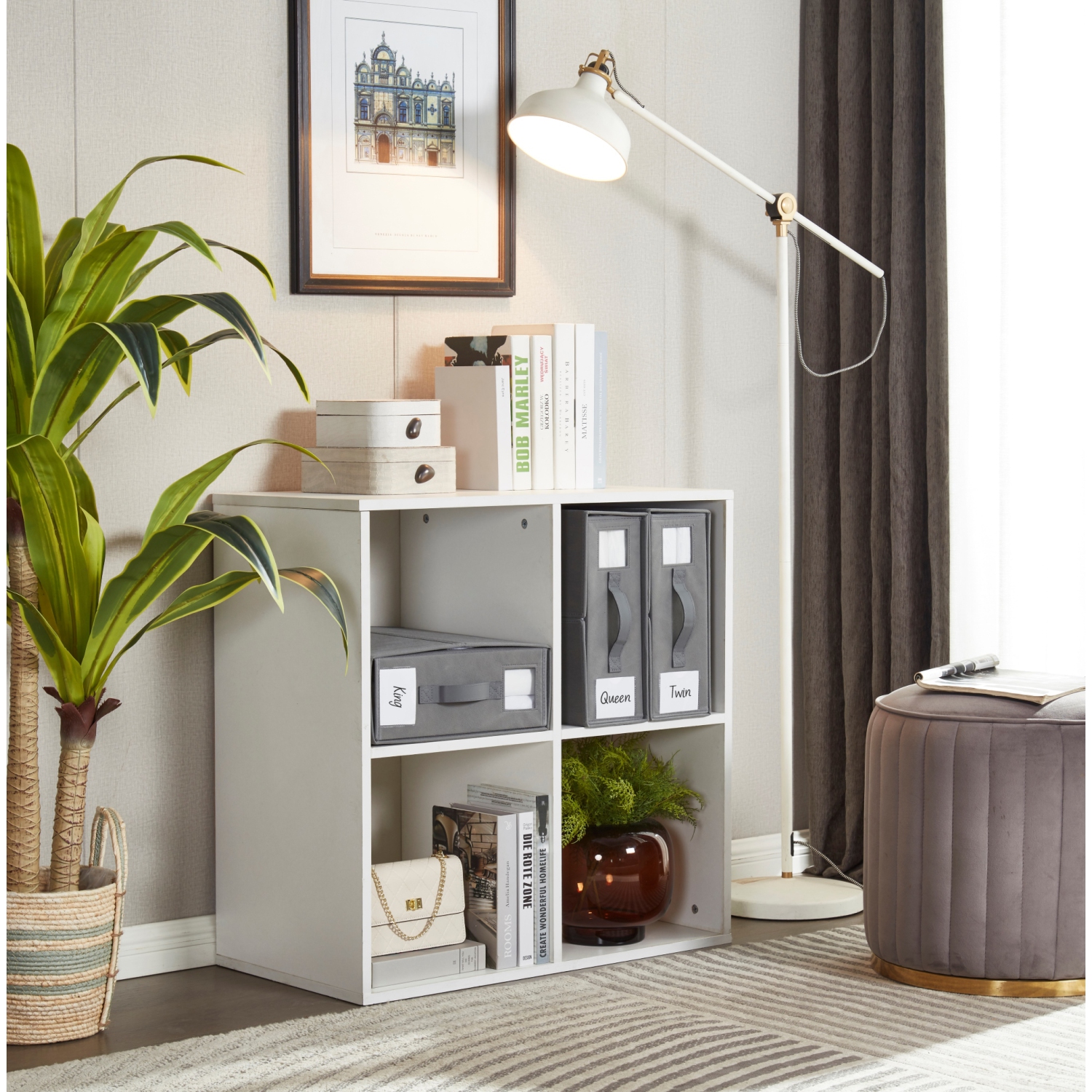 Rangement et rangement de draps pliables DECOMOMO