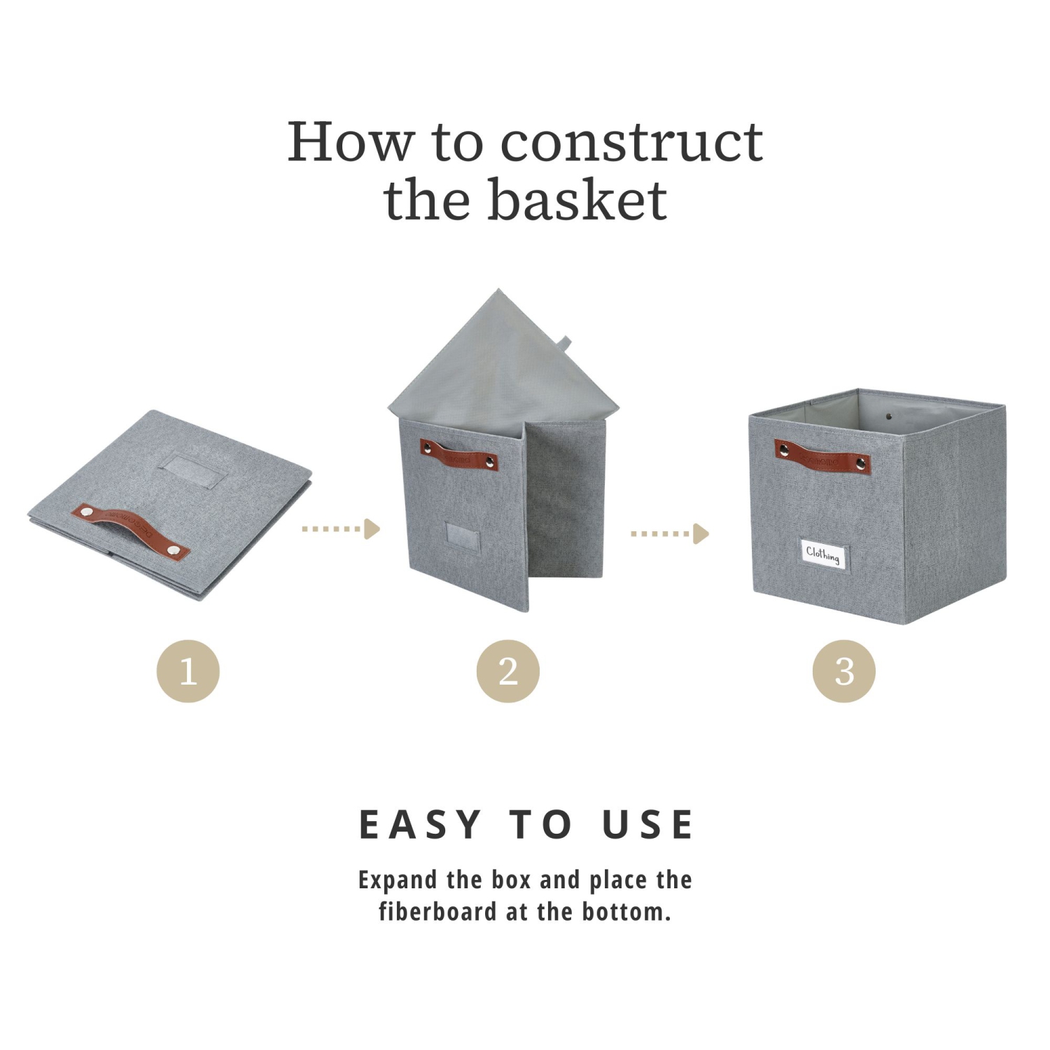 11" Cube Storage Bins Collapsible Storage Basket | Textured Fabric Closet Organizers