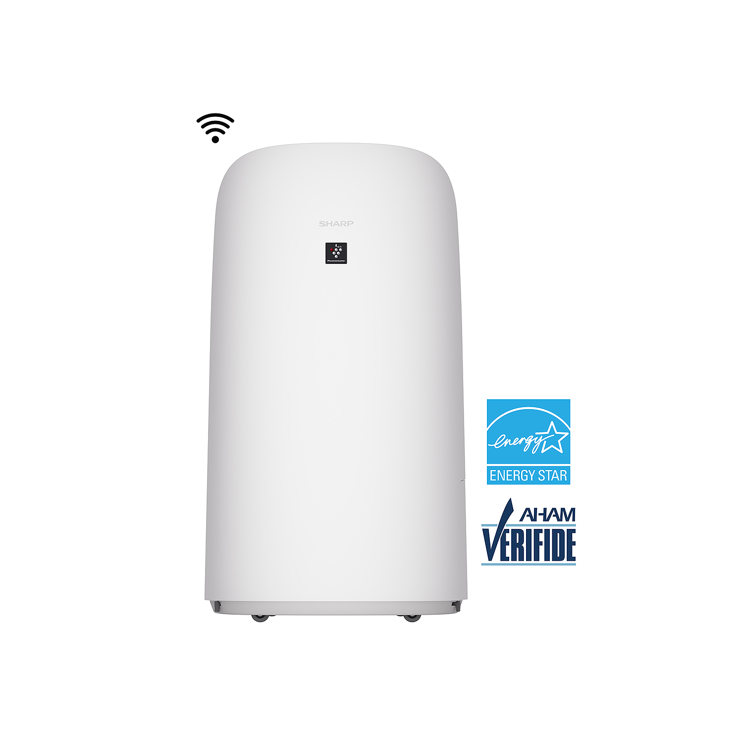 SHARP KCP110CW Extra Large Room Smart HEPA Air Purifier with Plasmacluster® Ion and Built-in Humidifier