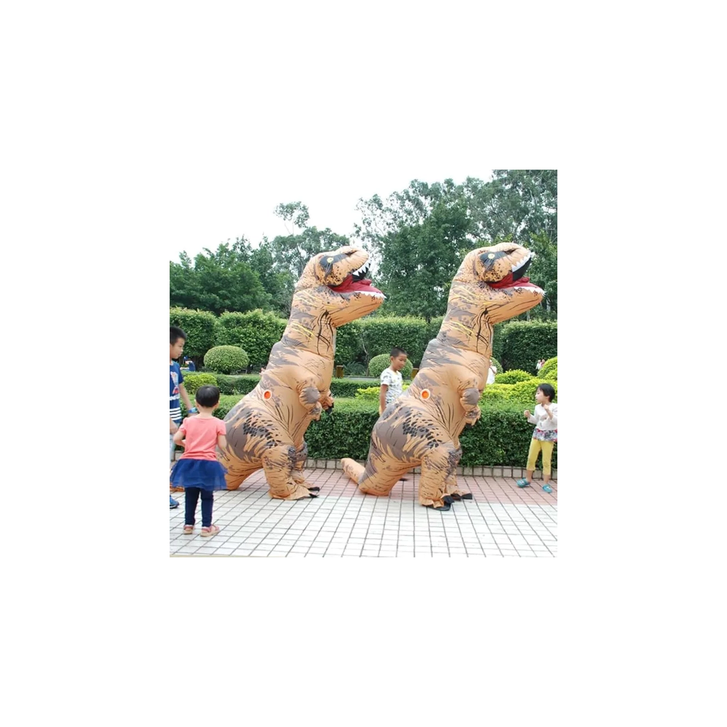 Costume de Trex gonflable de dinosaure – Robe de fantaisie d'Halloween pour adultes, costume gonflable amusant pour les fêtes