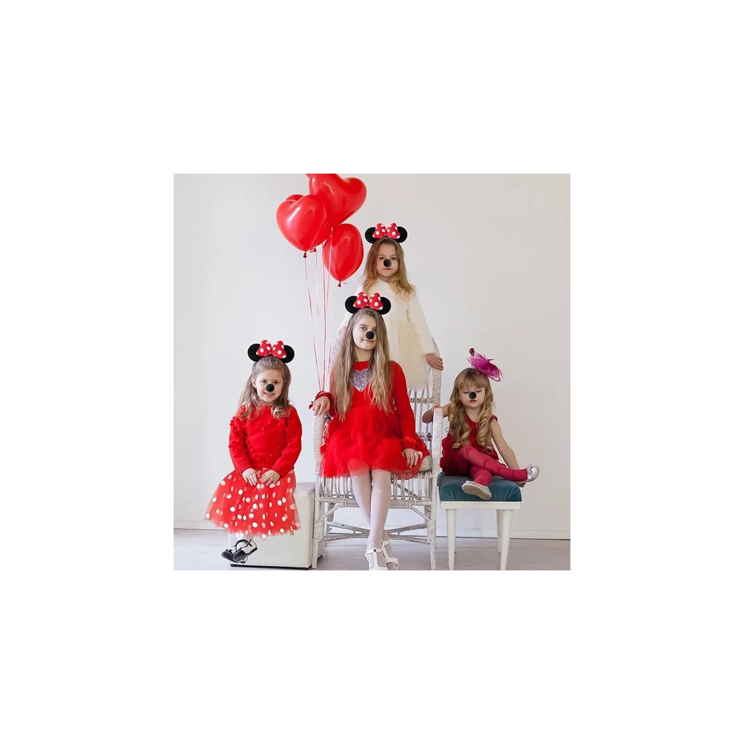 Accessoires de costume de souris Orgoue – Ensemble d'oreilles et de queue de souris pour femmes et filles adultes, parfait pour le costume d'Halloween