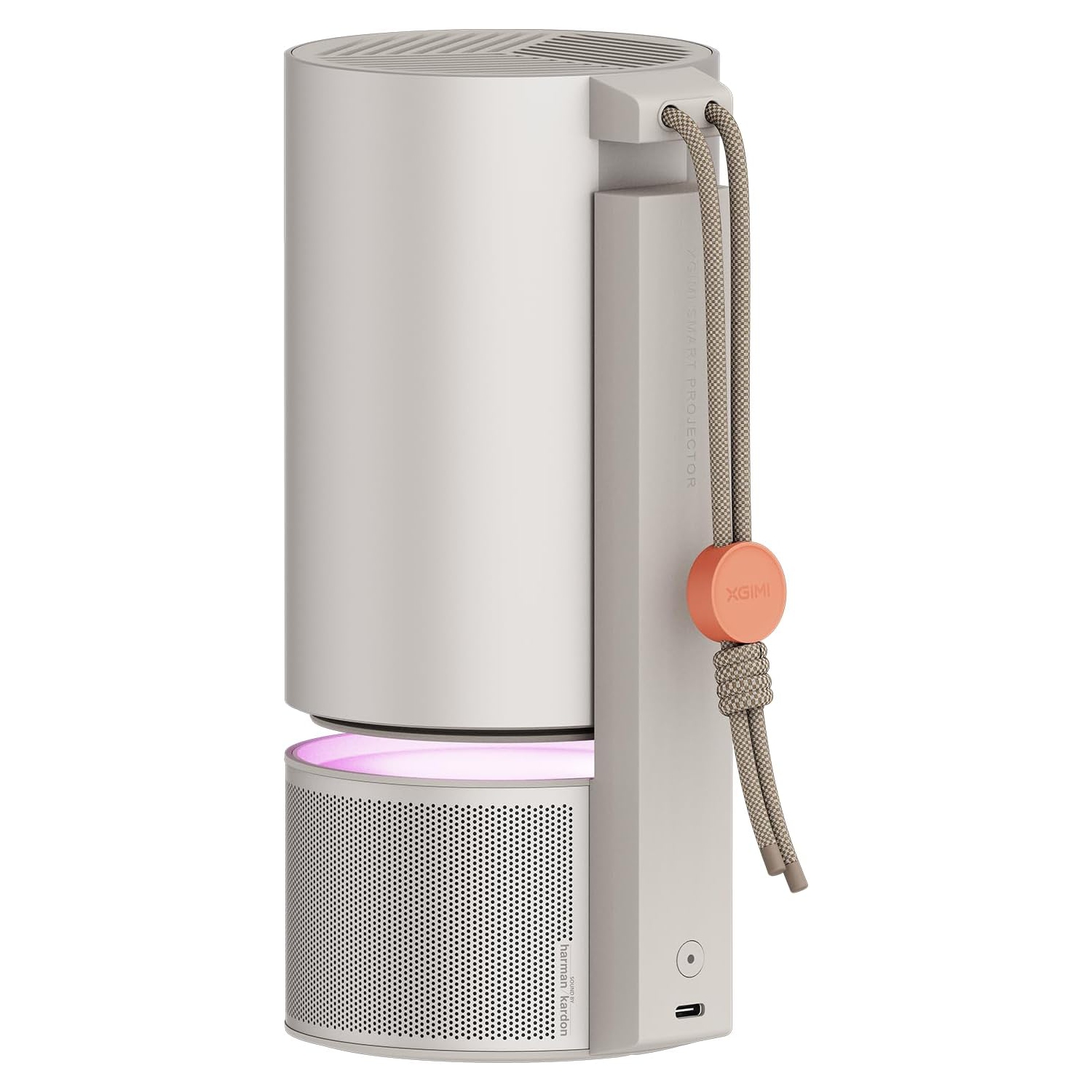 Projecteur de cinéma maison HD intégrale MoGo 3 Pro de XGIMI avec Netflix, haut-parleur, Wi-Fi, Bluetooth, téléphone intelligent Portatif pour