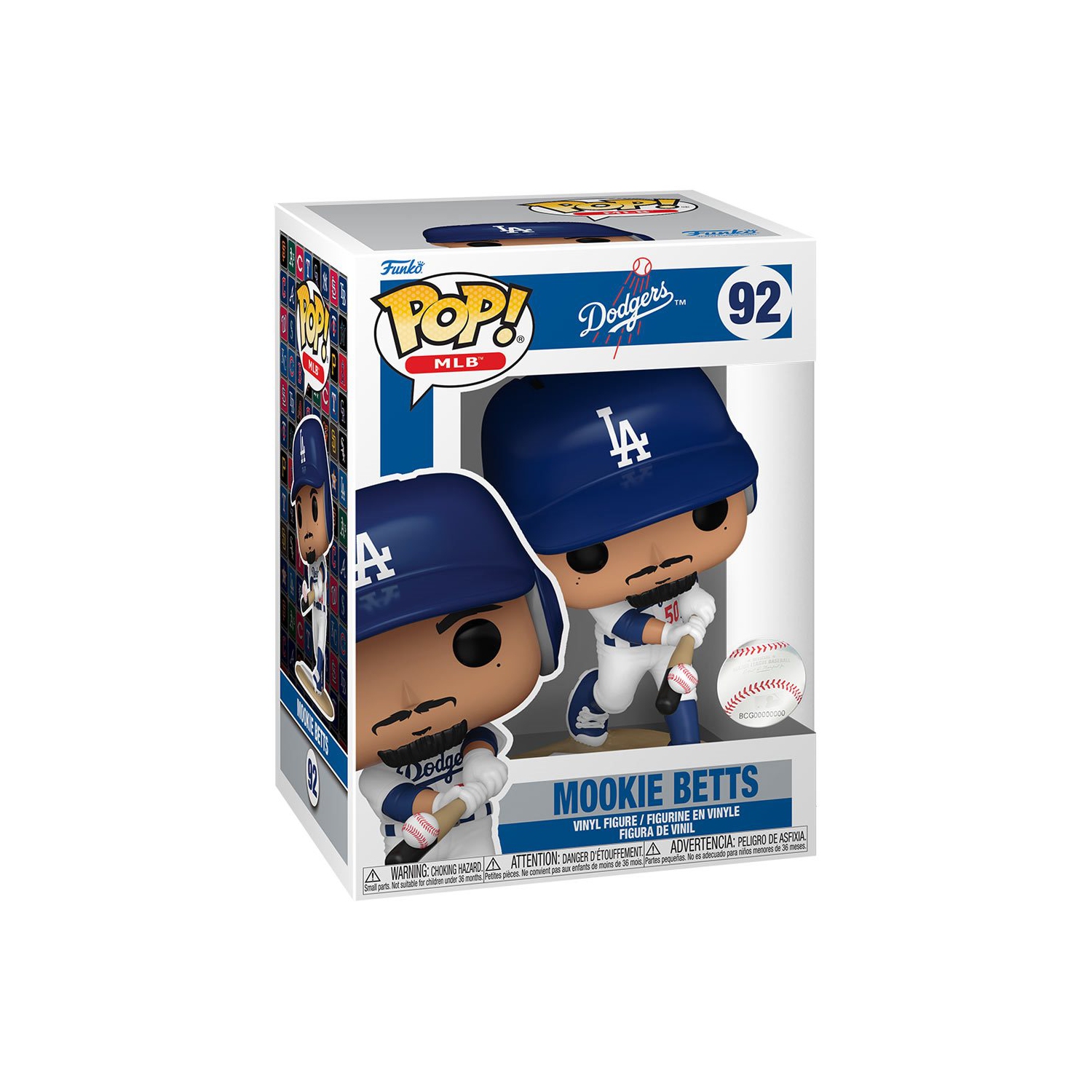 Funko POP MLB DODGERS MOOKIE BETTS #92 New