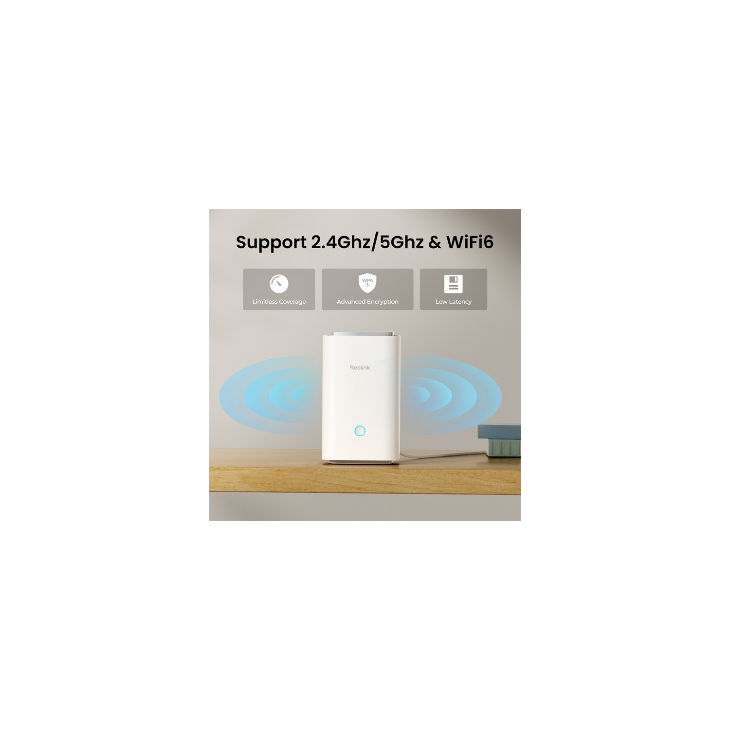 Reolink Home Hub – Centre de sécurité sans fil avec stockage local chiffré et gestion de plusieurs appareils, système extensible jusqu'à 8 caméras