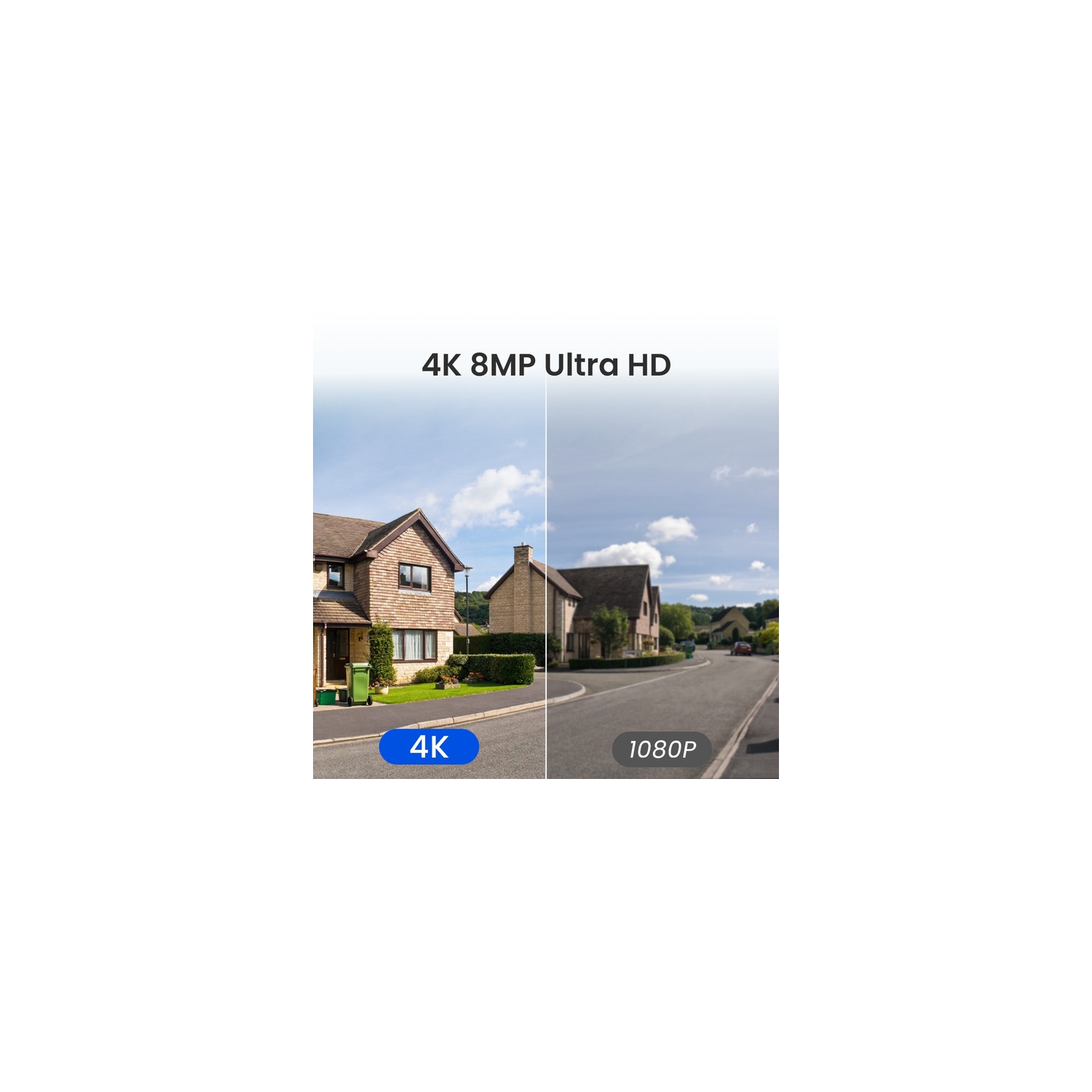 Reolink 4K Solar Security Camera Wireless Outdoor 360° Pan Tilt, 5/2.4 GHz Dual-Band WiFi, Argus PT Ultra Black