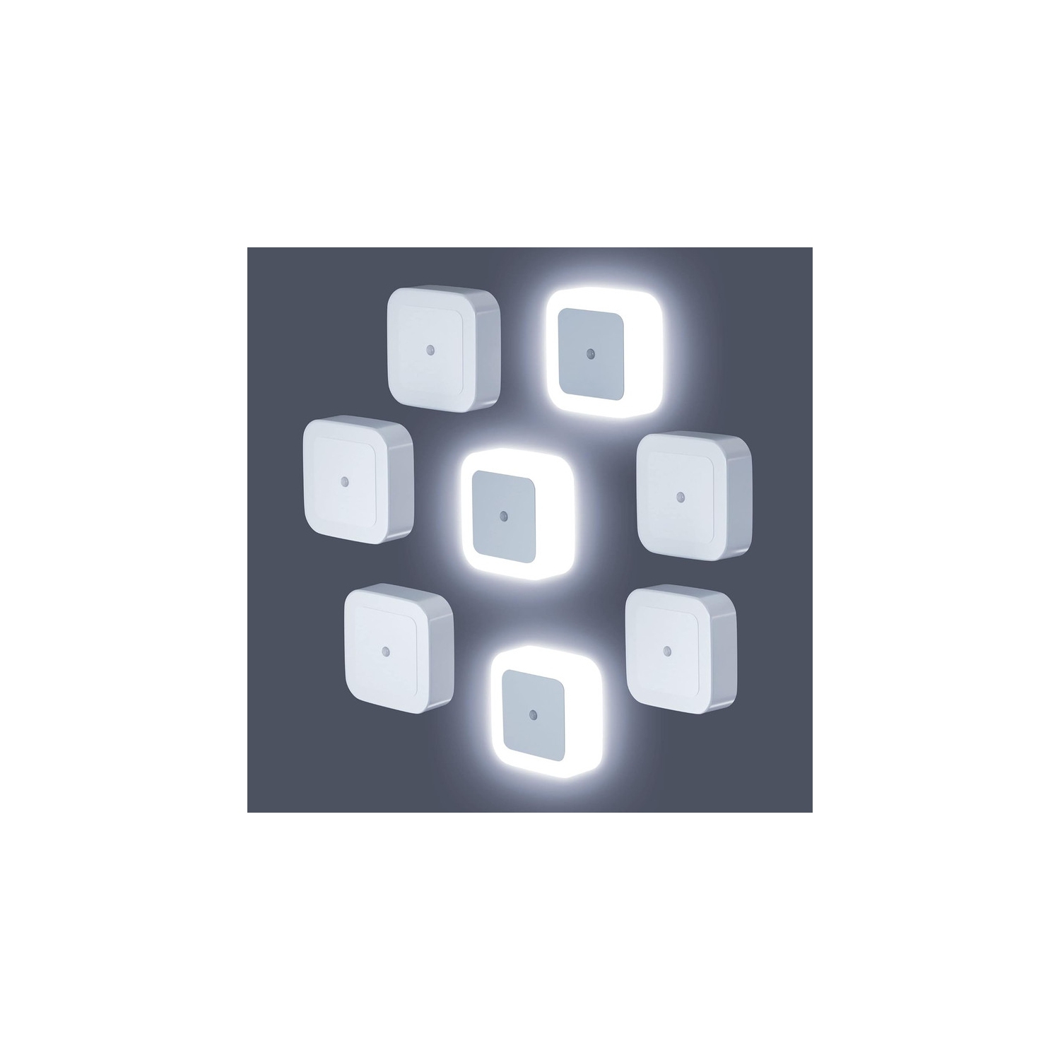 YOULIGHTS Night Light, Plug in Led Night Lights to Wall, 8 Pack Nightlight with Dusk to Dawn Light Sensor, Night Lamp for Kids Toddler Bathroom Led