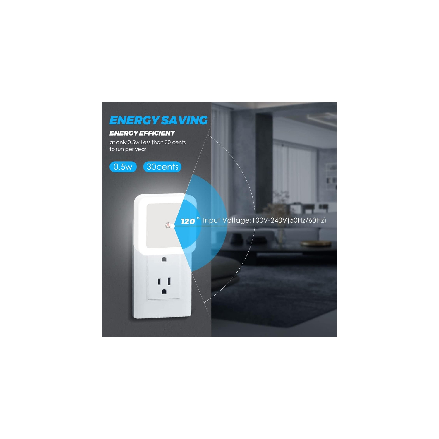 YOULIGHTS Night Light, Plug in Led Night Lights to Wall, 8 Pack Nightlight with Dusk to Dawn Light Sensor, Night Lamp for Kids Toddler Bathroom Led