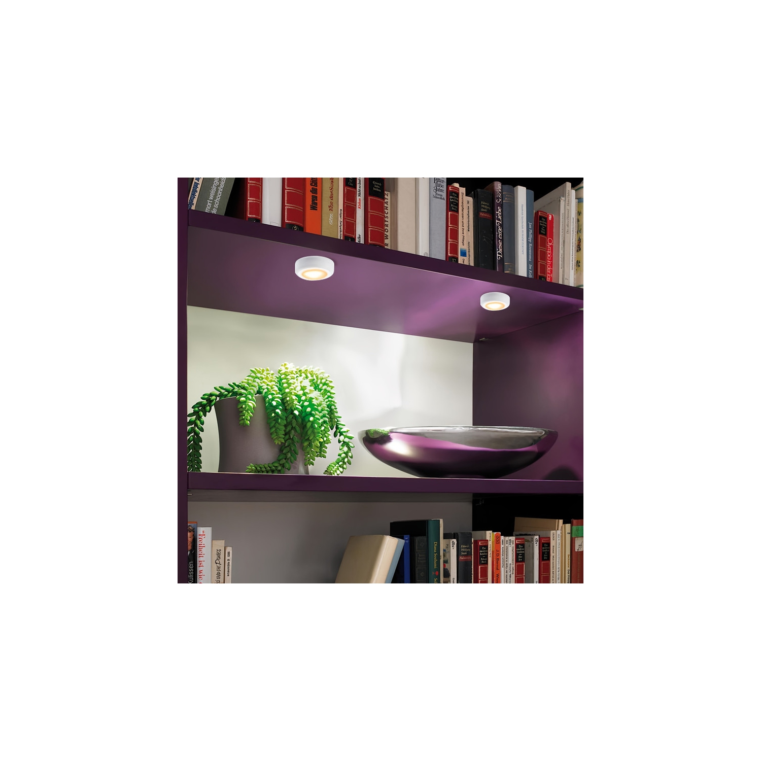 12 Pack Puck Lights, 16 Color Changeable LED Lights, Cabinet Lights, Battery Powered Lights with Dimmer and Timer