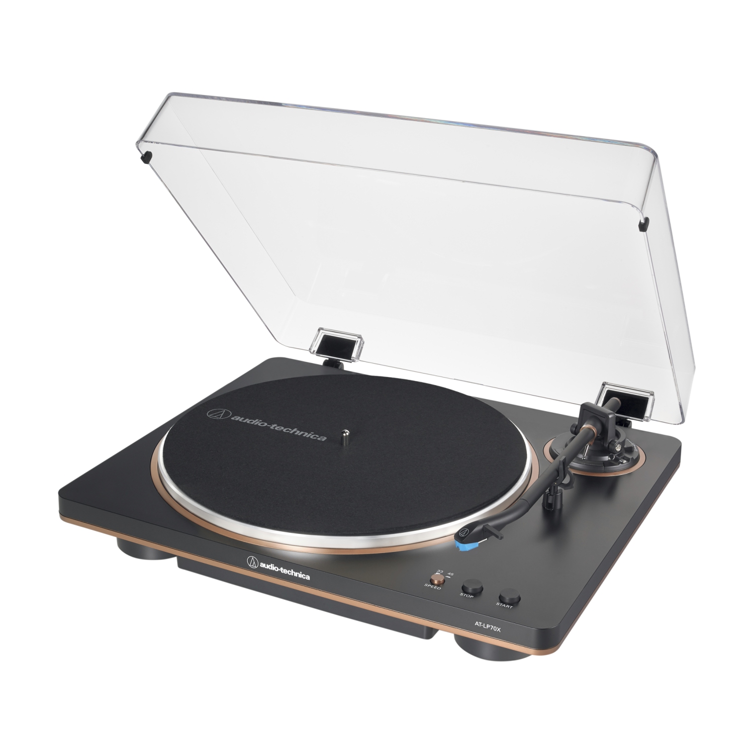 Audio-Technica AT-LP70X Fully Automatic Belt-Drive Turntable - Bonus Gadget Cleaner Included!