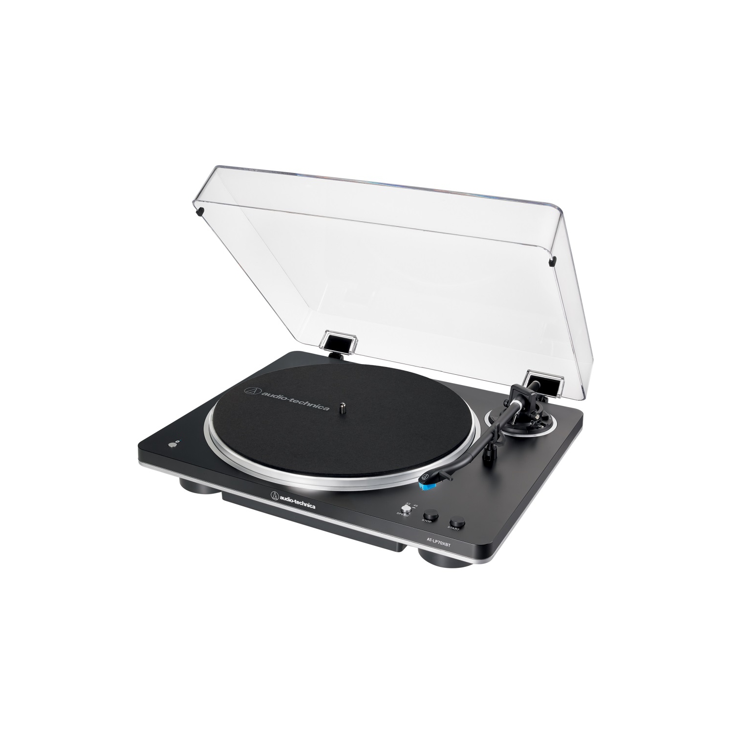 Tourne-disque automatique sans fil à courroie AT-LP70XBT d'Audio-Technica - Nettoyant de gadgets inclus en prime!