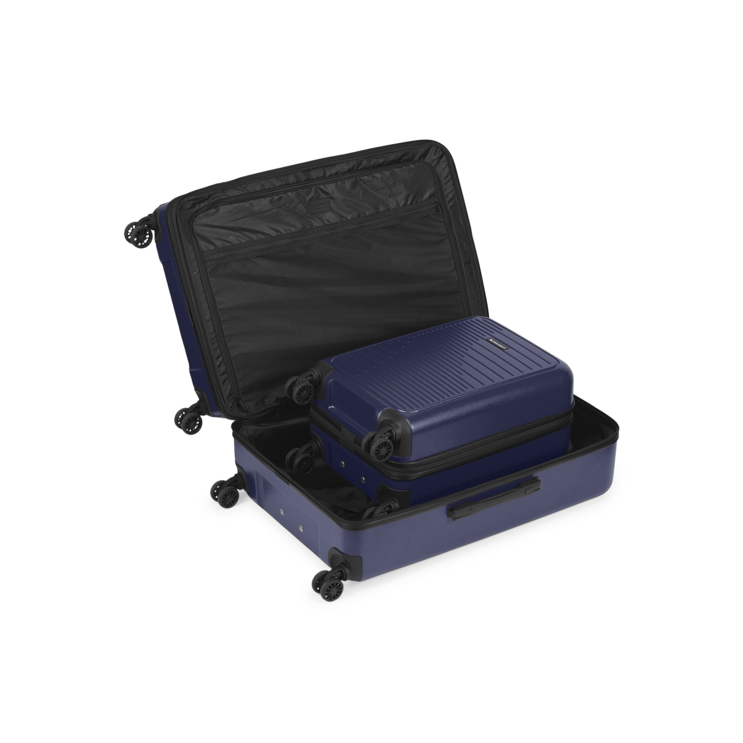 Ensemble de 2 valises rigides CPH de Swiss Mobility - Bleu marine