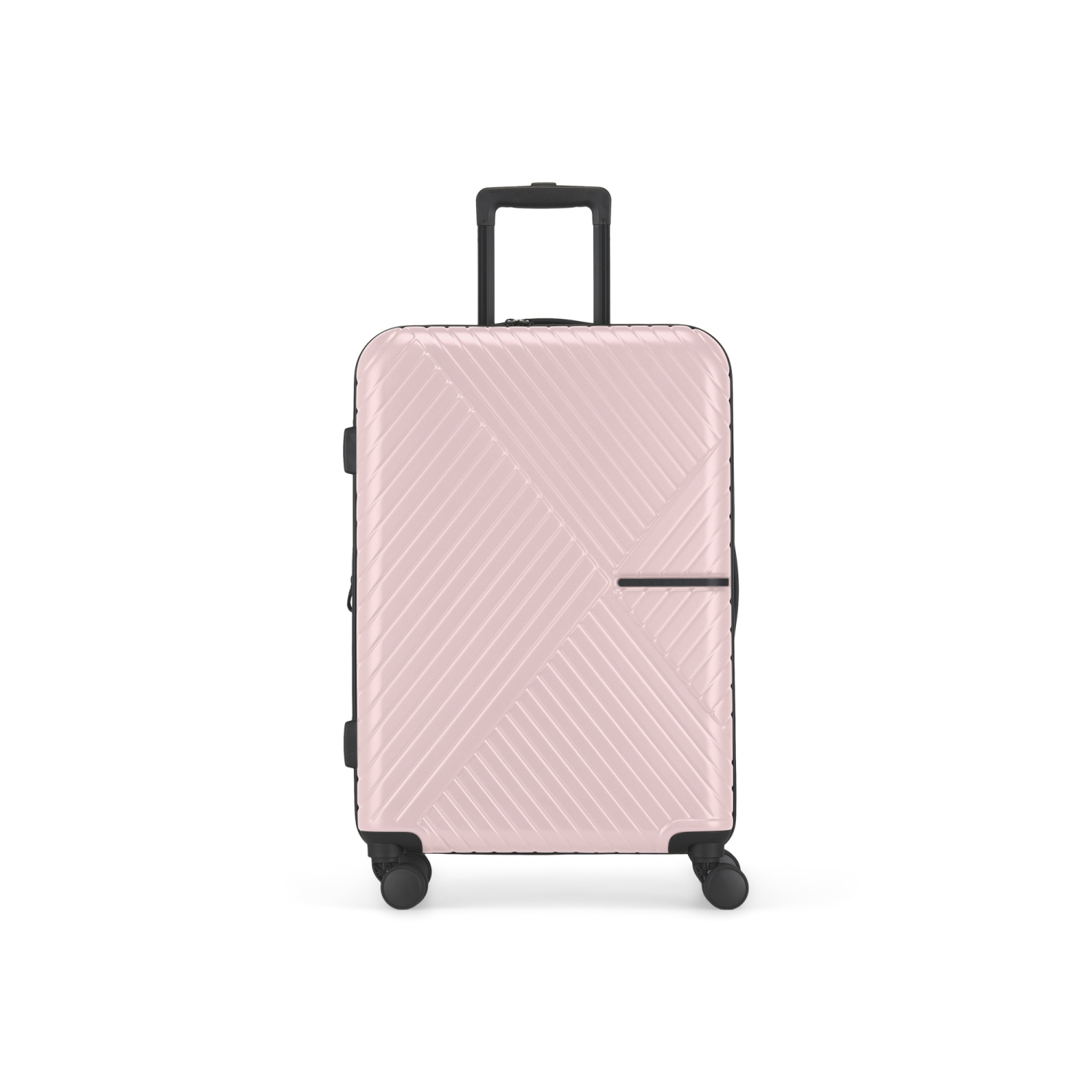 Valise rigide moyenne extensible Berlin de Bugatti - Rose