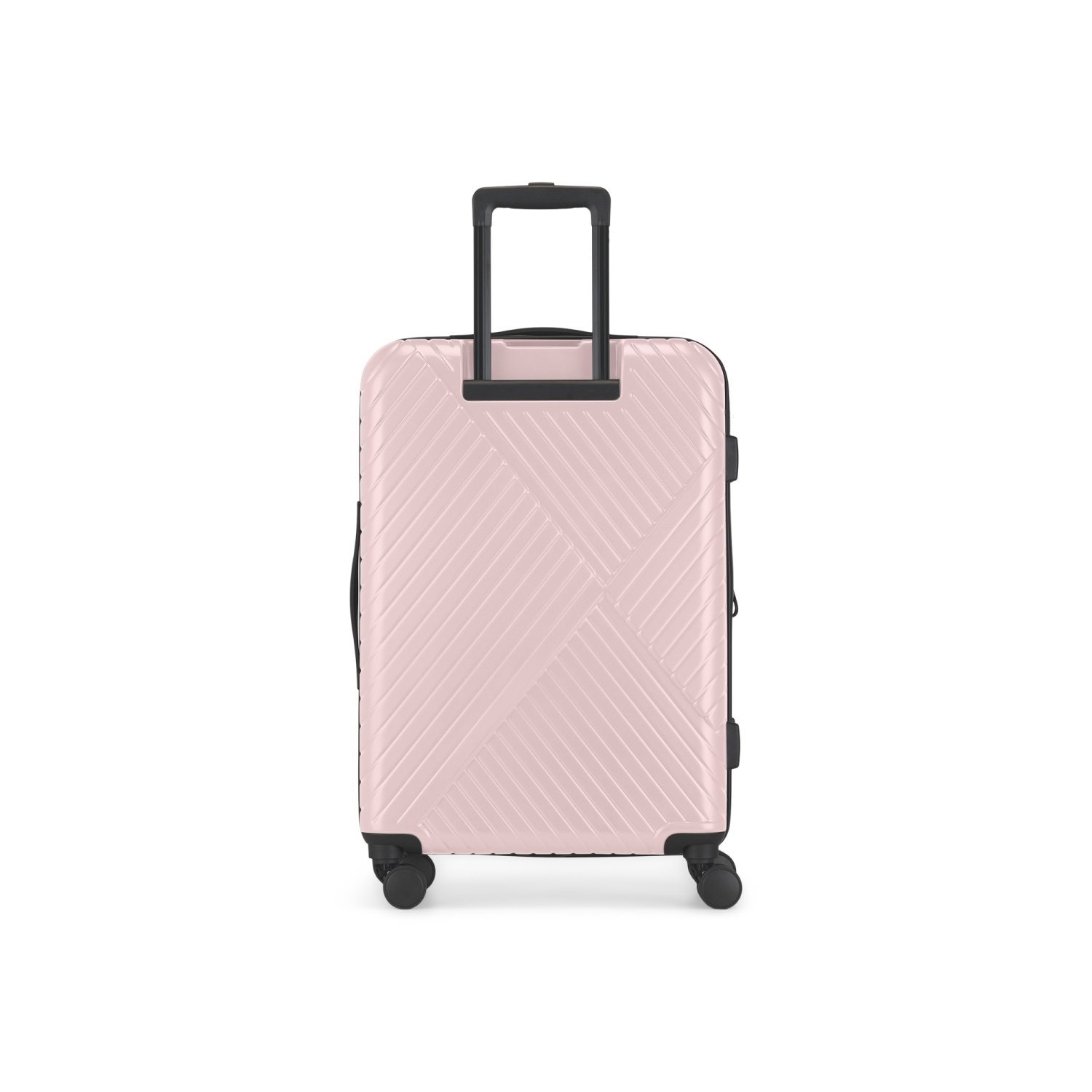 Valise rigide moyenne extensible Berlin de Bugatti - Rose