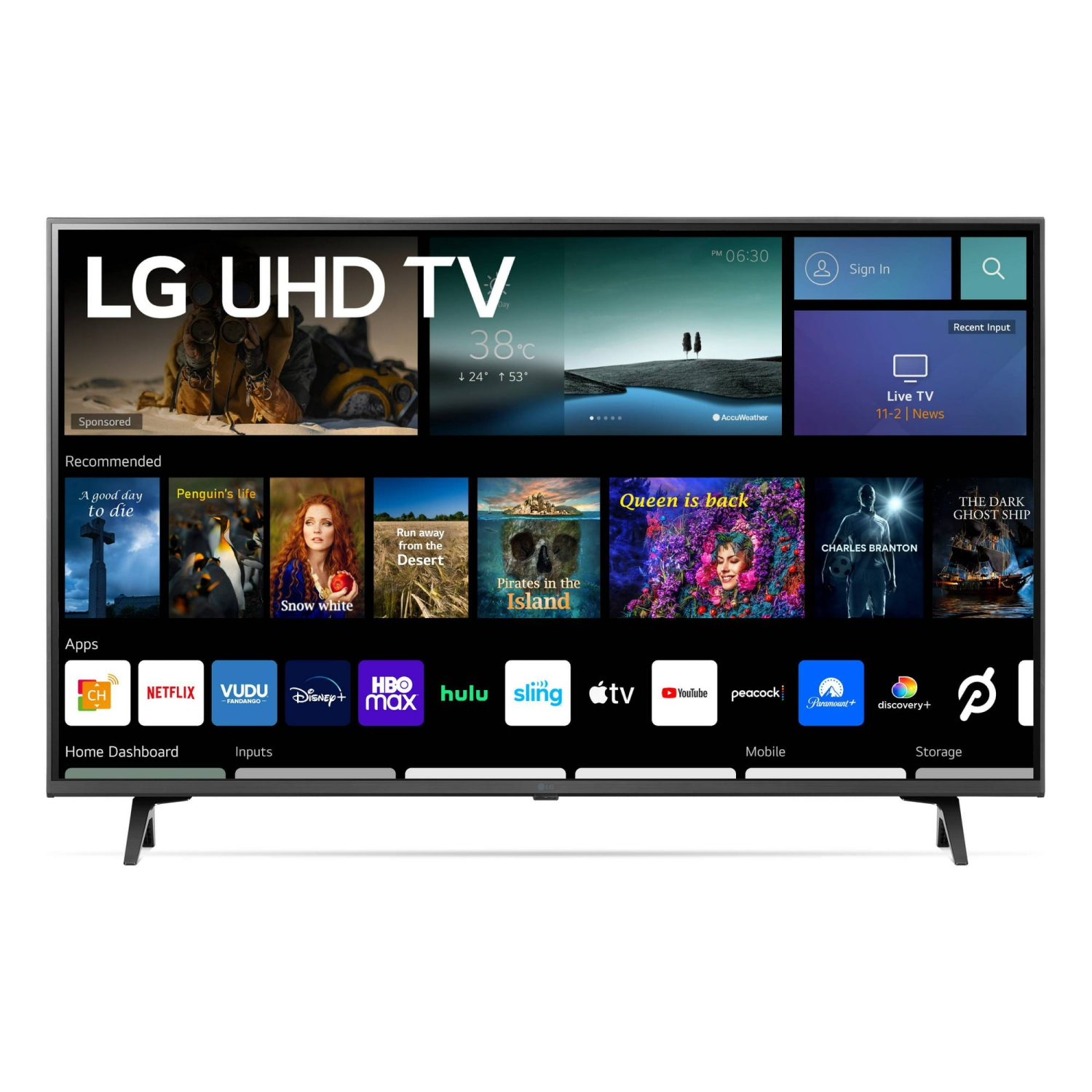 REFURBISHED (Good) - LG 70" Class 4K UHD 2160P webOS Smart TV (70UQ7070ZUD) - **Local Vancouver Delivery Only**