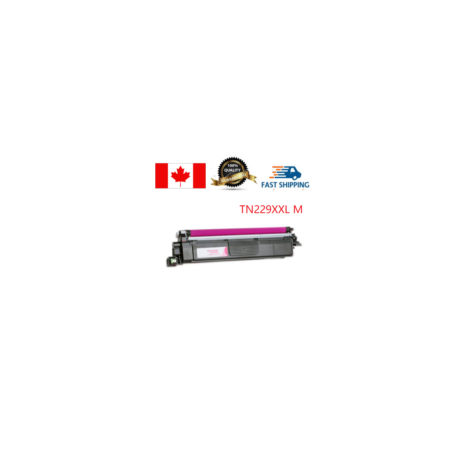 Brother TN229XXL Magenta Toner Cartridge With Chip,Compatible
