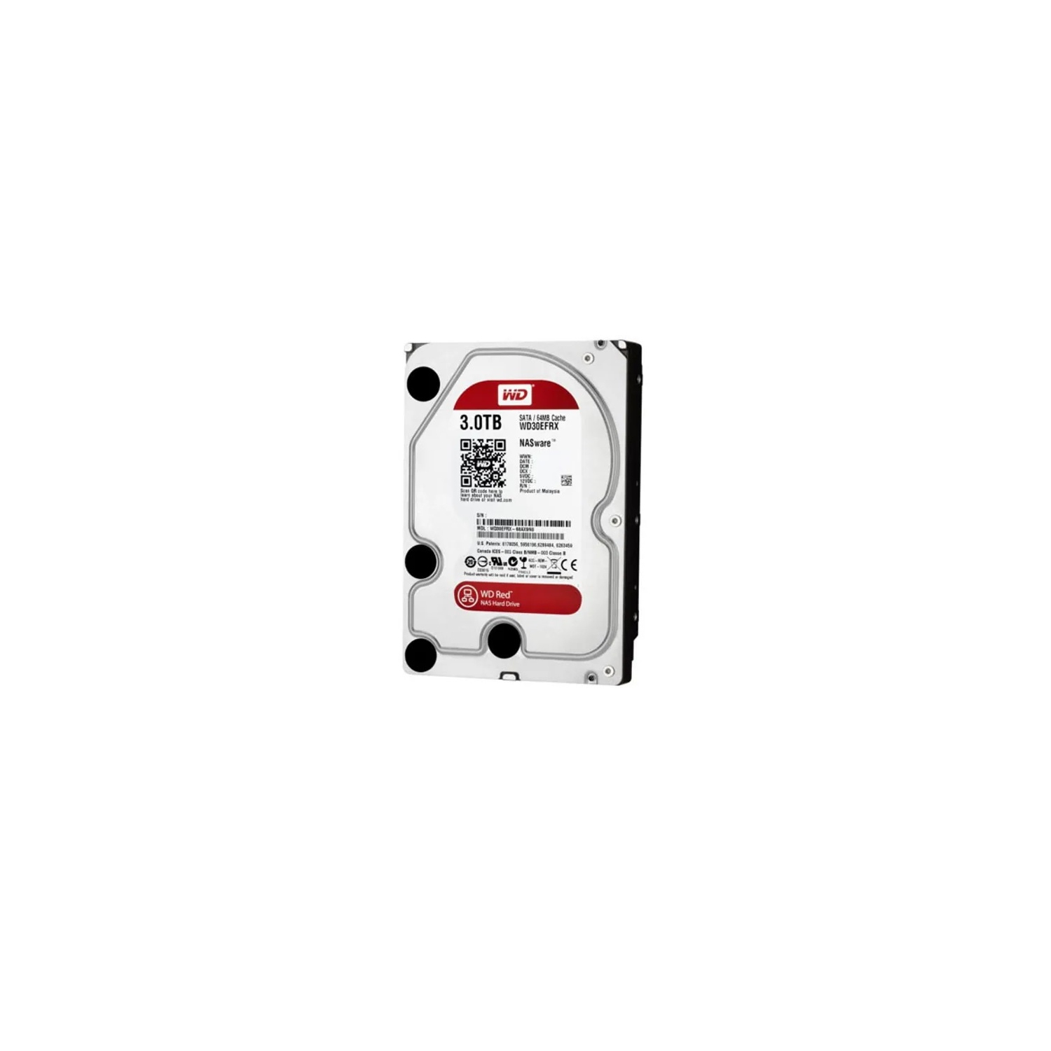 Disque dur NAS de 3,5&nbsp;po WD30EFRX rouge de Western Digital